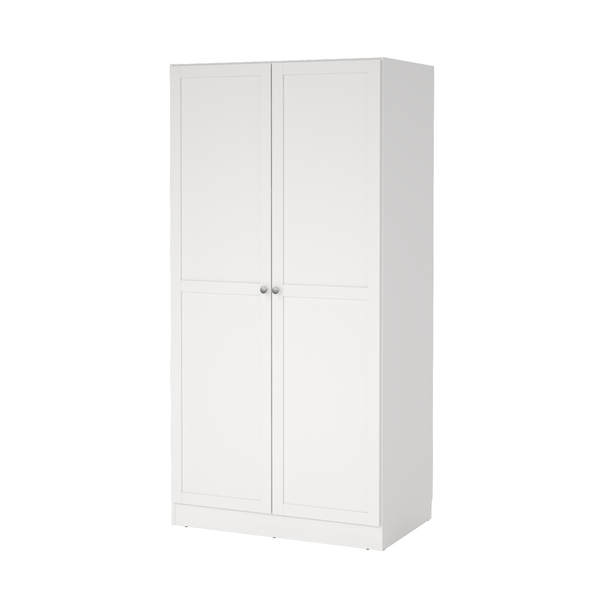 Home affaire Kleiderschrank »Billund, skandinavischen Design & viel Stauraum, 2 Breiten 145/195 cm« Viel Stauraum mit Böden & Kleiderstange, praktische Aufteilung