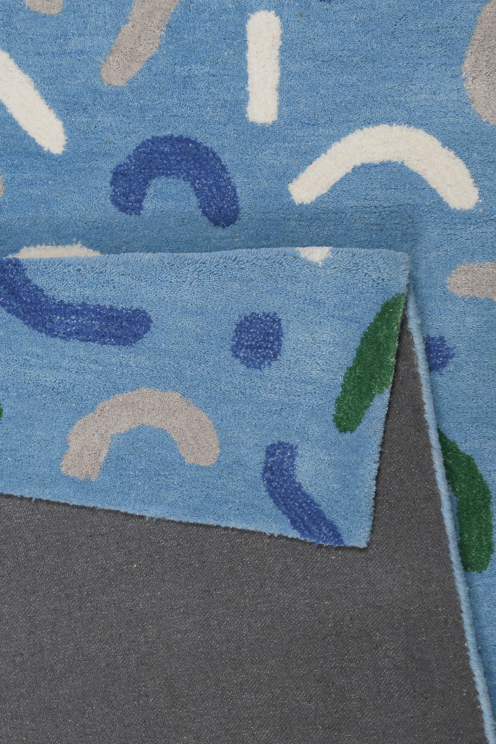 SMART KIDS Kinderteppich »Confetti« rechteckig 16 mm Höhe Kinder- & Spielteppich, Hoch-Tief-Effekt, Schurwolle, Kinderzimmer