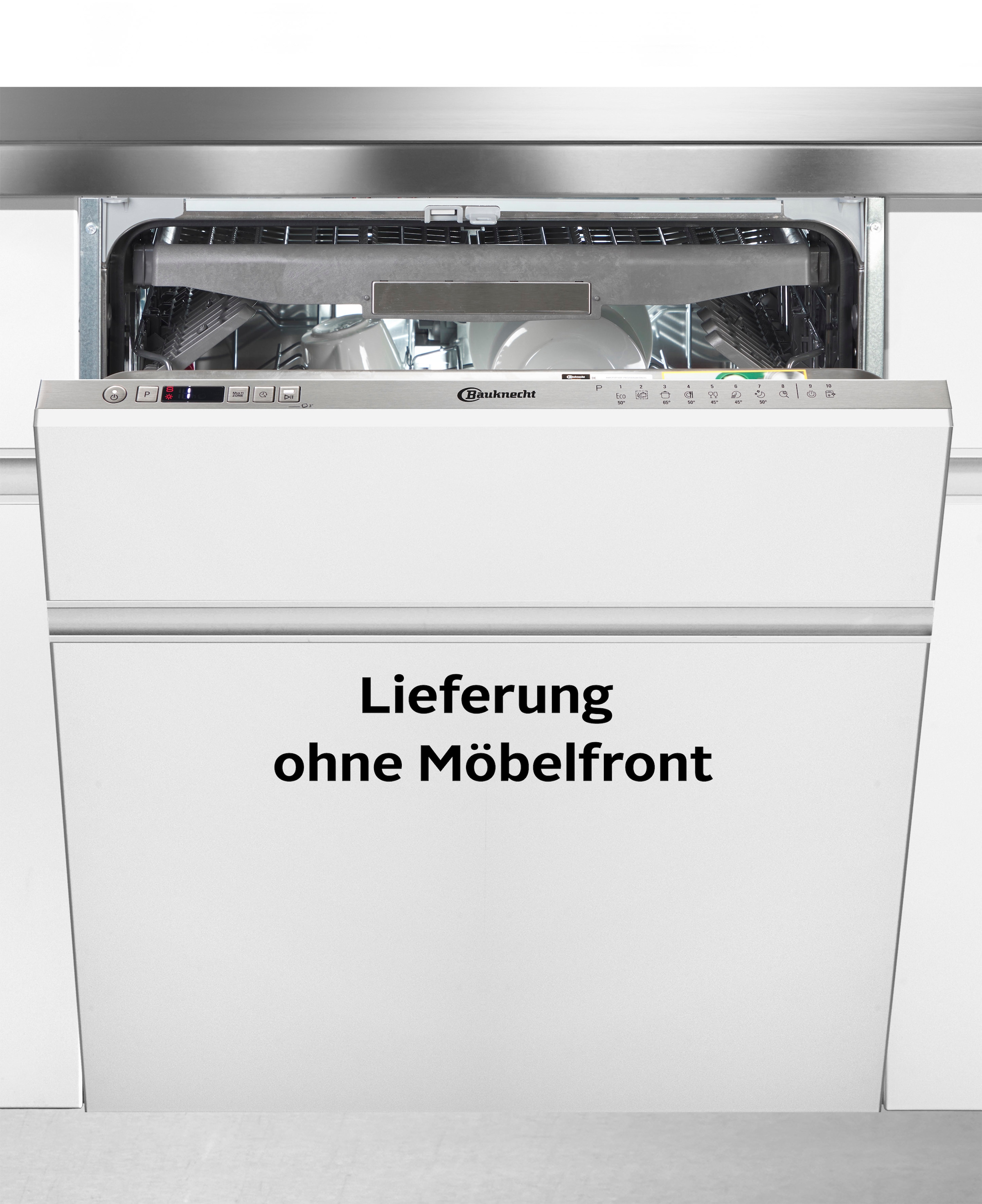 BAUKNECHT vollintegrierbarer Geschirrspüler "BKSV1 IAN" ActiveDry – automatische Türöffnung für perfekt getrocknetes Geschirr