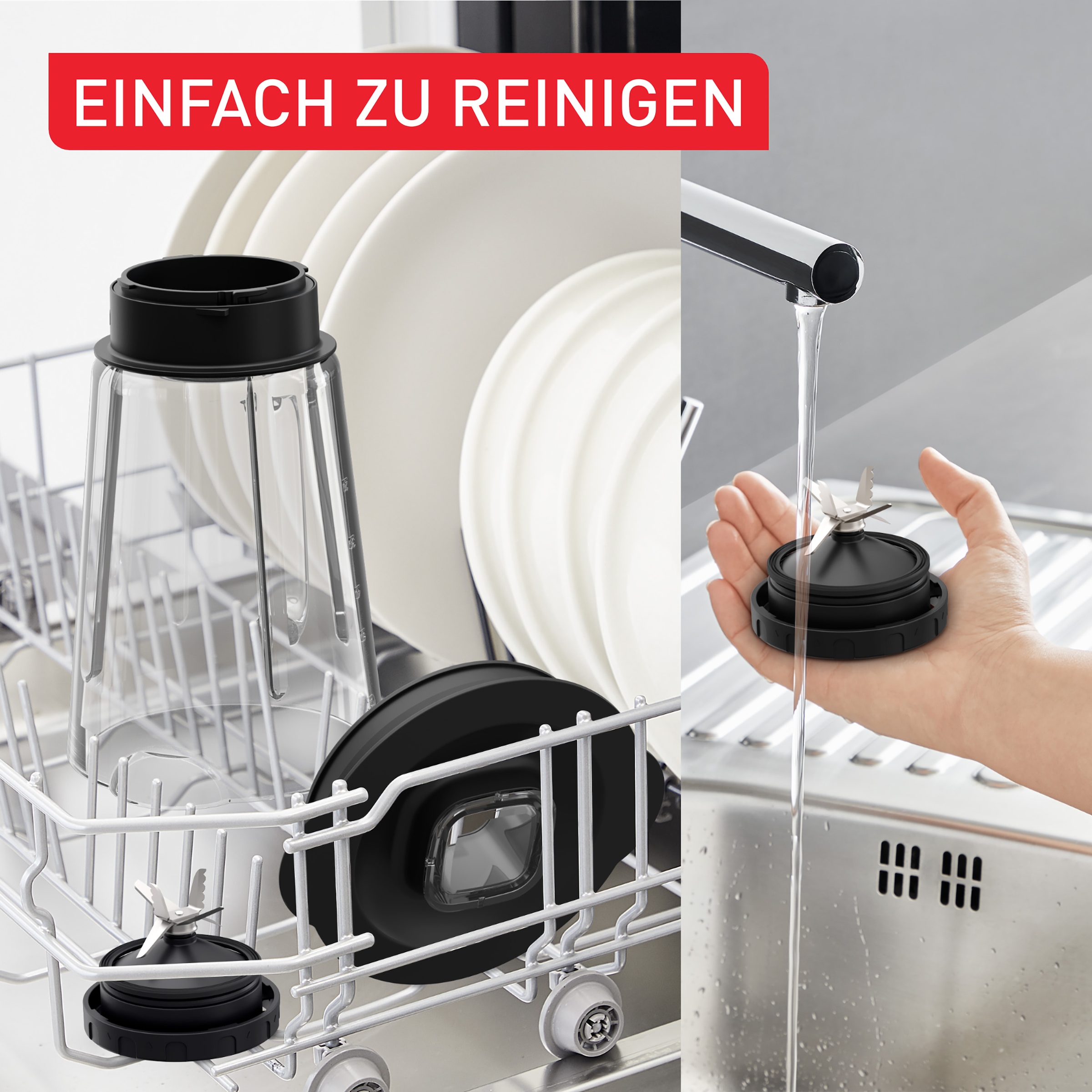 Tefal Standmixer »BL771B PerfectMix Essential«, 1200 W, 2 L Fassungsvermögen, Powelix-Klingen-Technologie