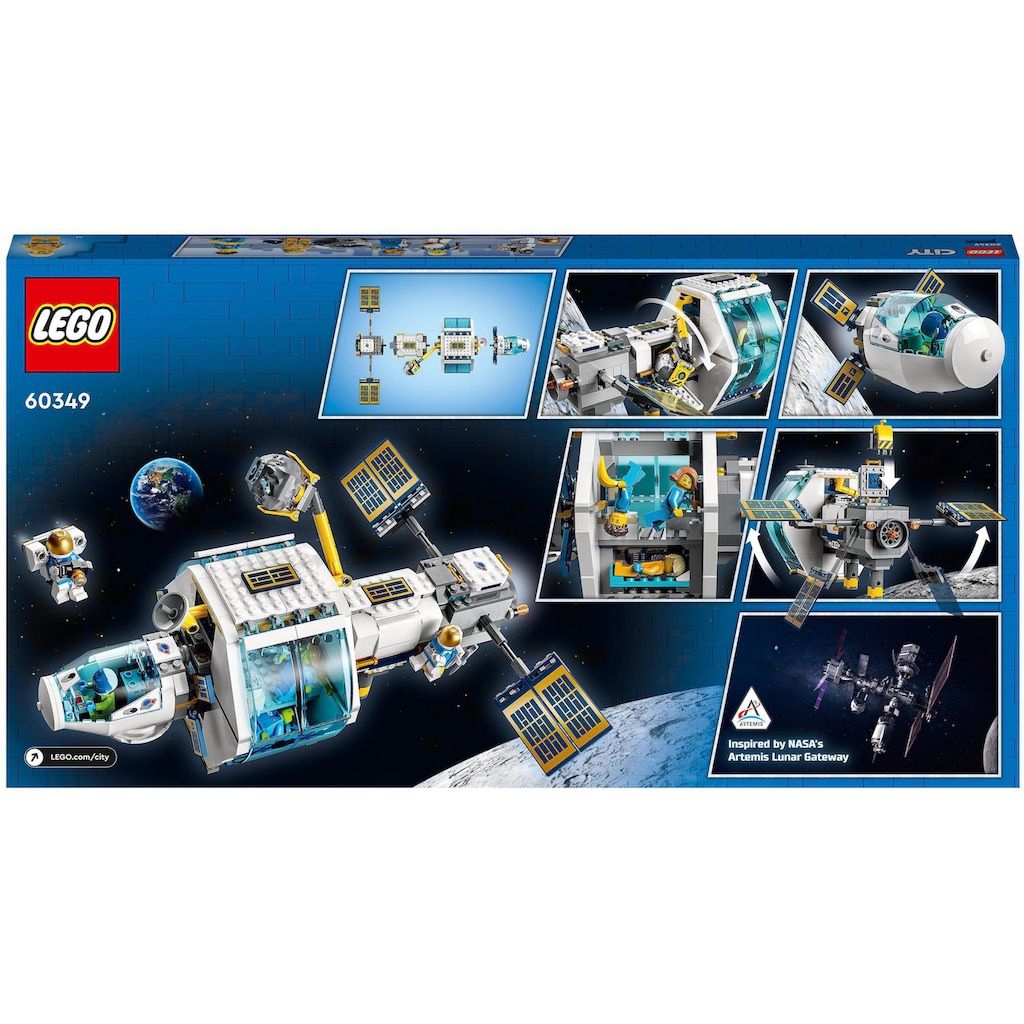 LEGO® Konstruktionsspielsteine »Mond-Raumstation (60349), LEGO® City«, (500 St.)