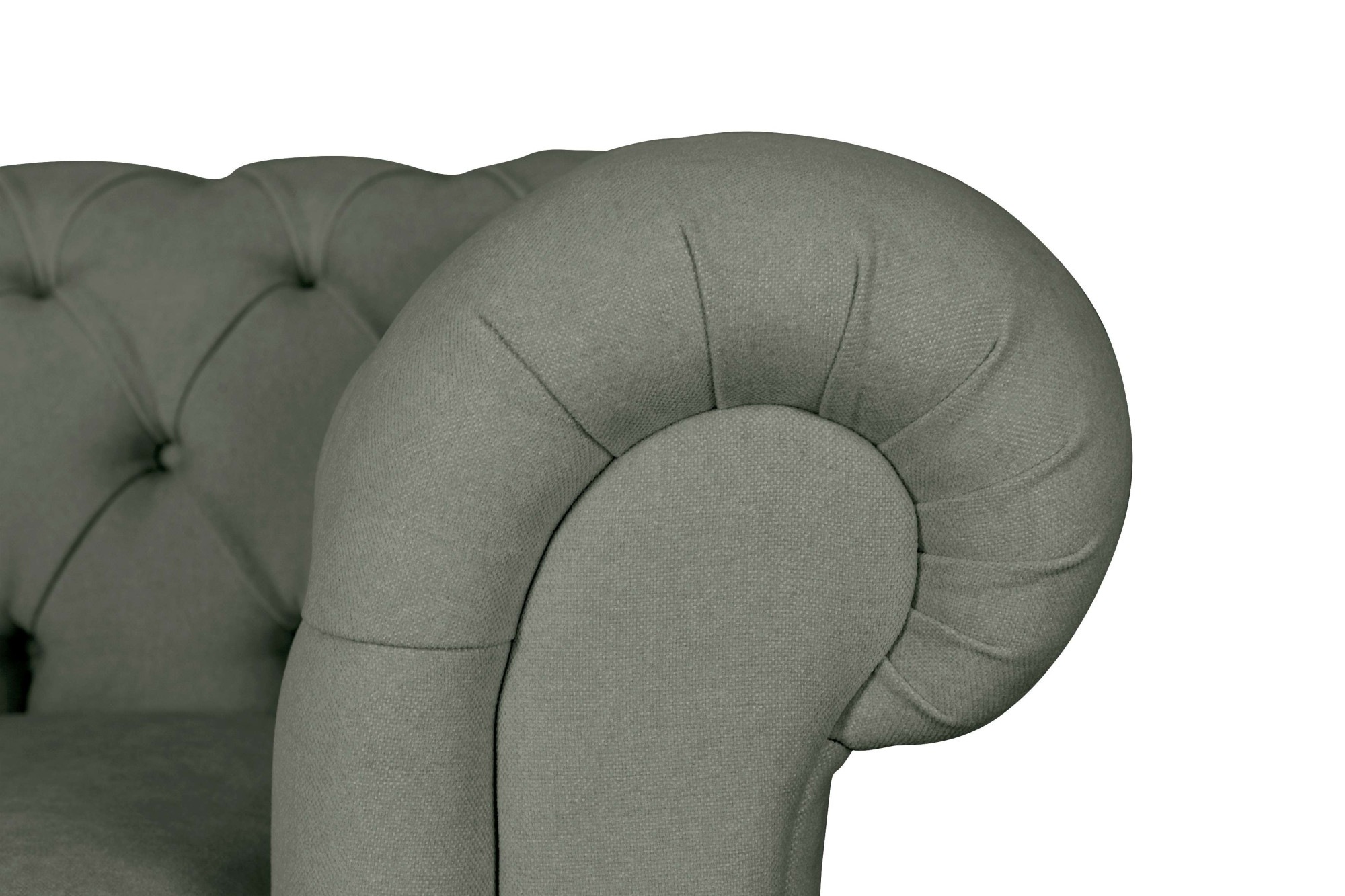 Home affaire Sessel »CHARENTE, Chesterfield, Wellenfederung, Maße B/T/H: 105/89/74 cm«, mit edler Knopfheftung und typischen Armlehnen
