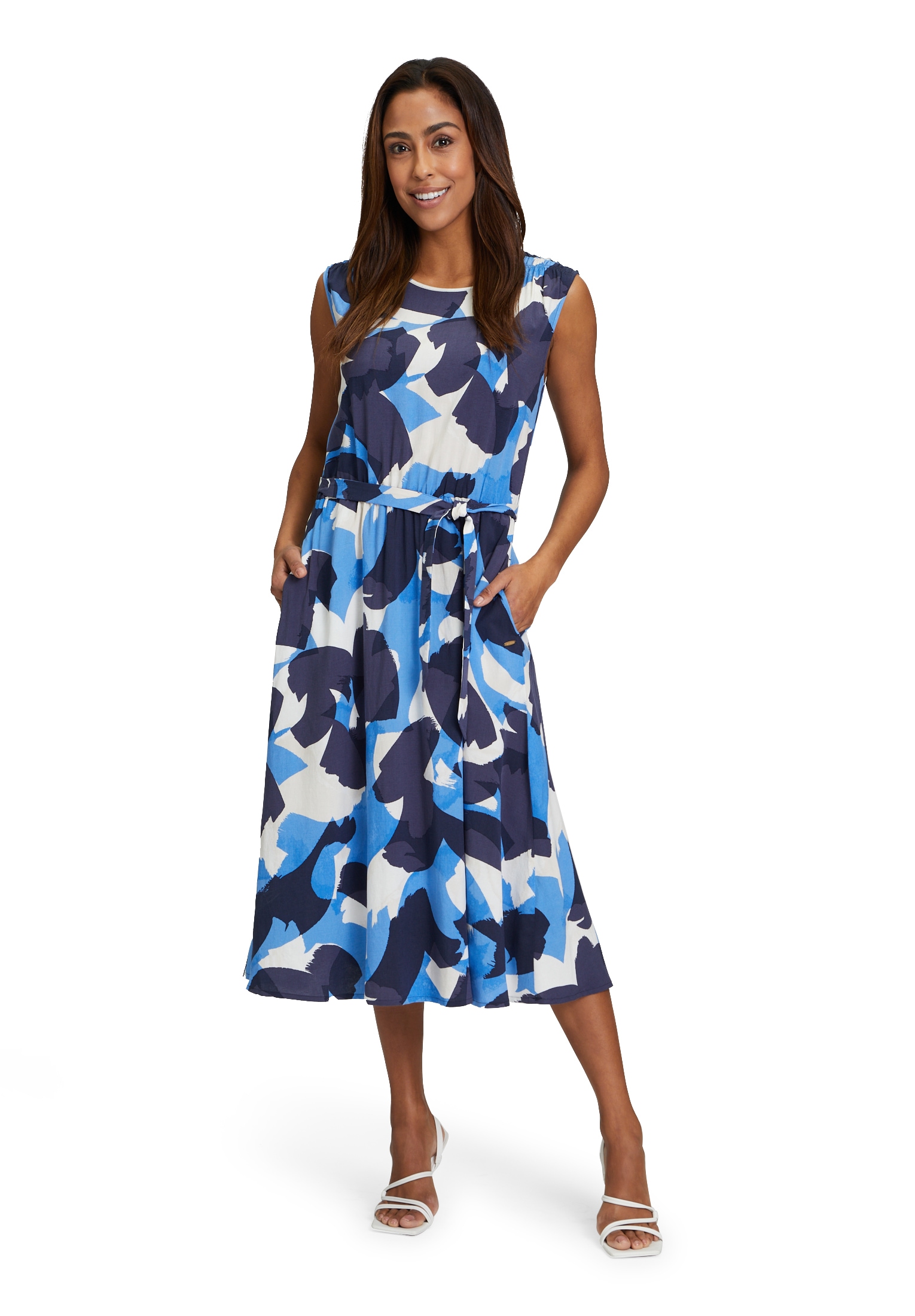 Betty&Co Sommerkleid »Sommerkleid mit Bindegürtel«