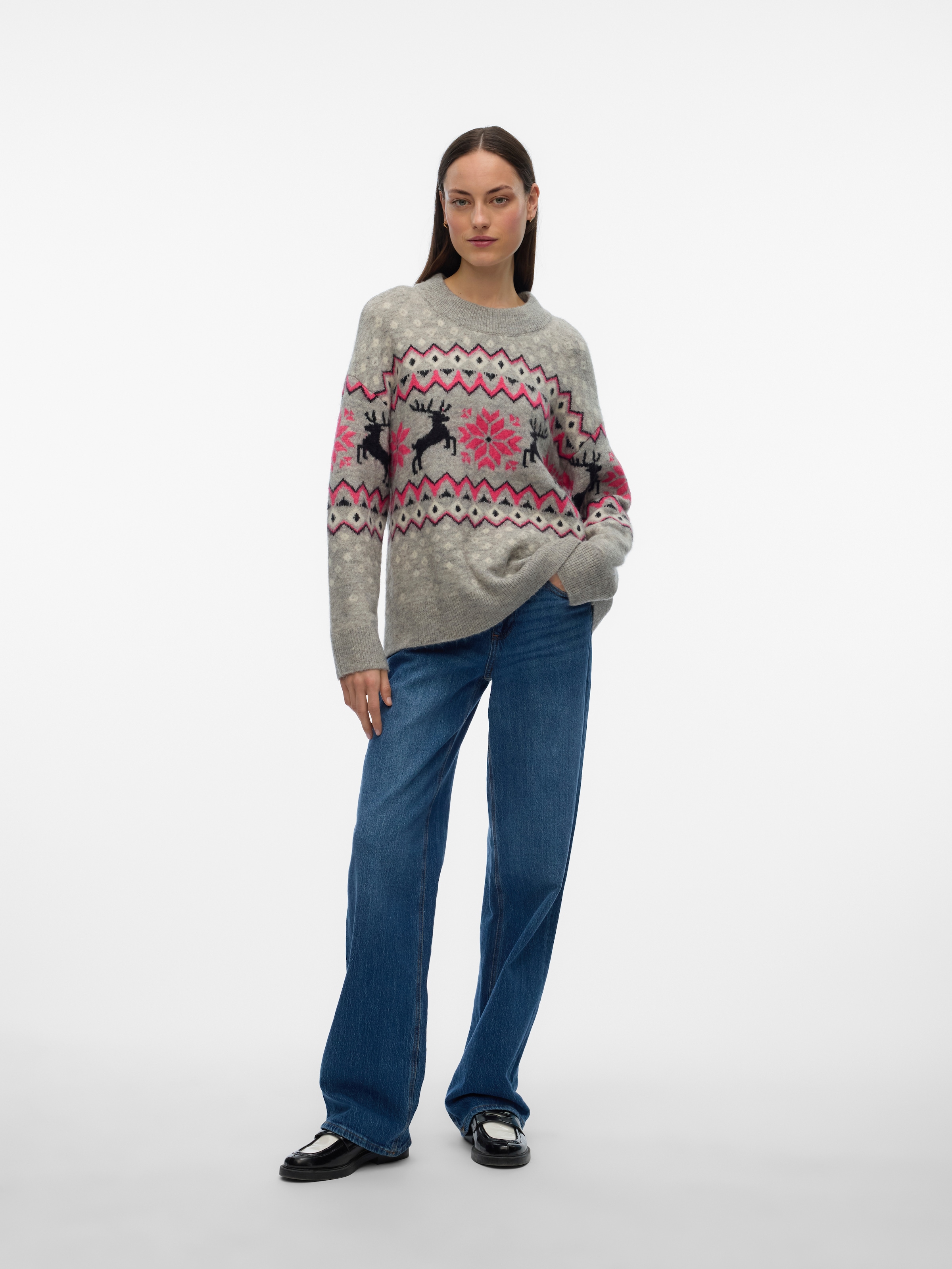 Vero Moda Weihnachtspullover »VMSANTANORDIC LS O-NECK PULLOVER XMAS«