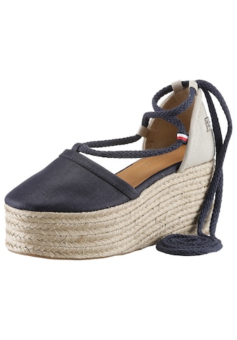 Espadrille »CLOSED TOE LINEN FLATFORM«