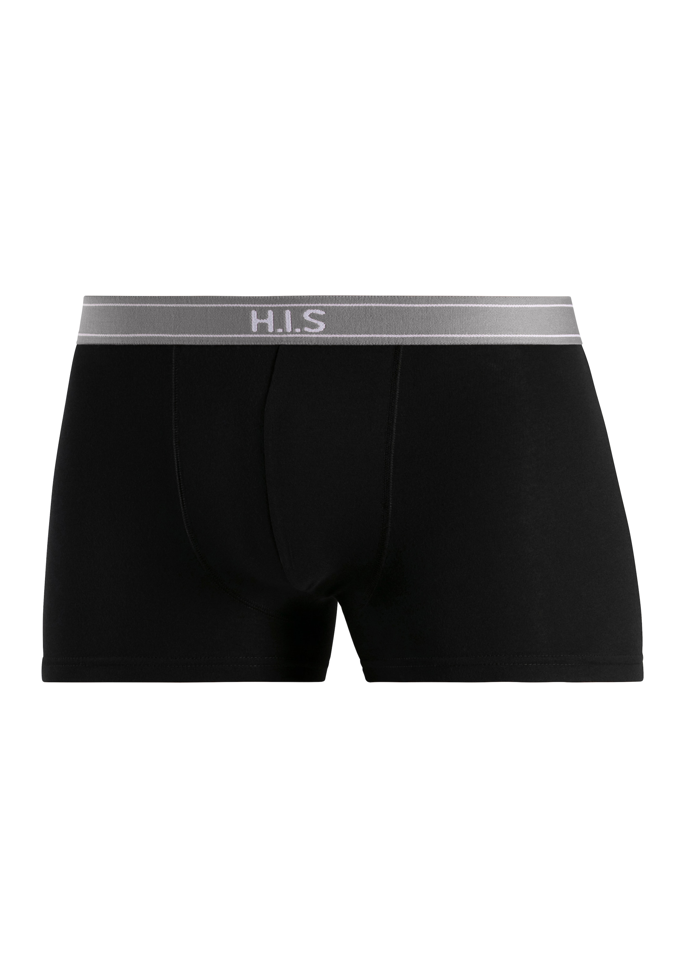 H.I.S Boxer »Boxershorts für Herren«, (Packung, 5 St.), mit Steifen und Logo im Bund