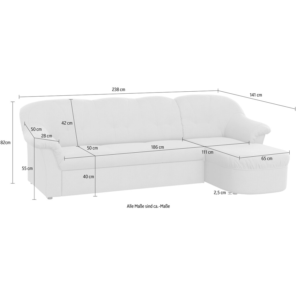 DOMO collection Ecksofa »Pegnitz«