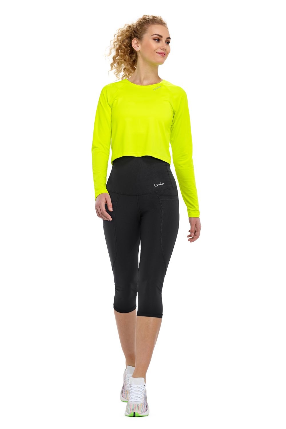 Winshape Leggings »Functional Power Shape ¾-Tights HWL214«, High Waist mit praktischen Taschen