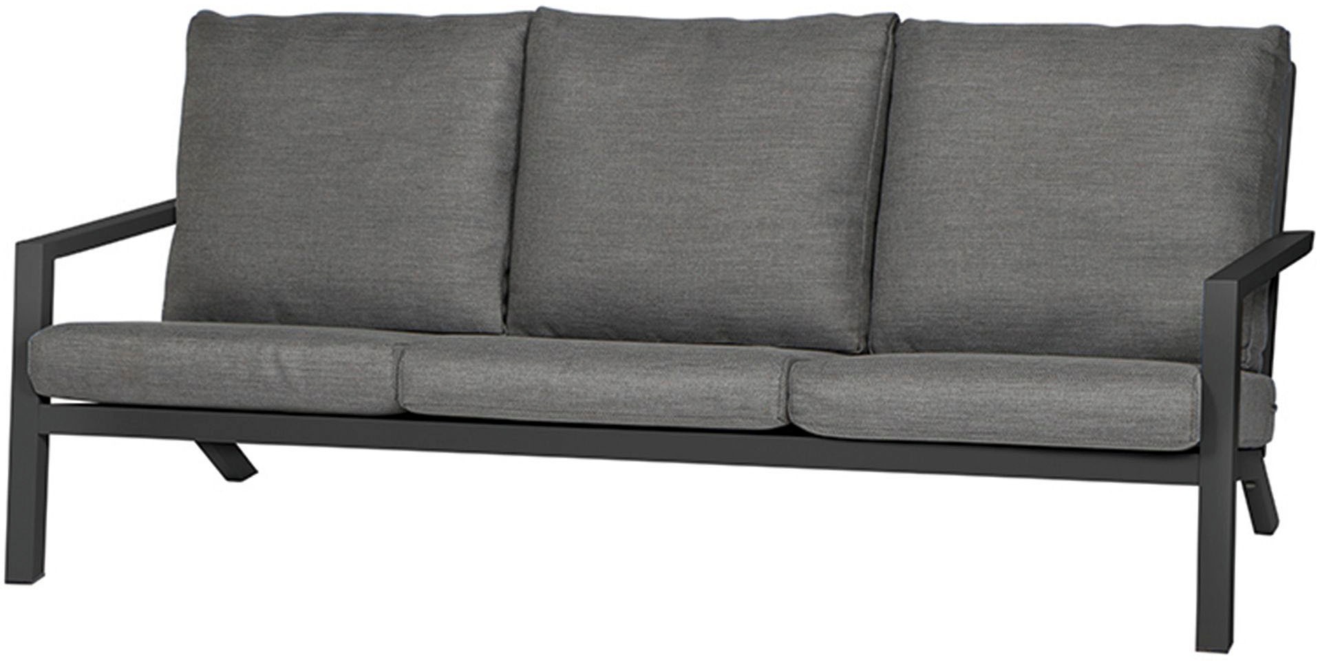 Siena Garden Gartenlounge-Set »Belia«, (Set, 14 tlg.), bestehend aus 2 Sesseln, 1 Sofa, 1 Tisch und 10 Auflagen