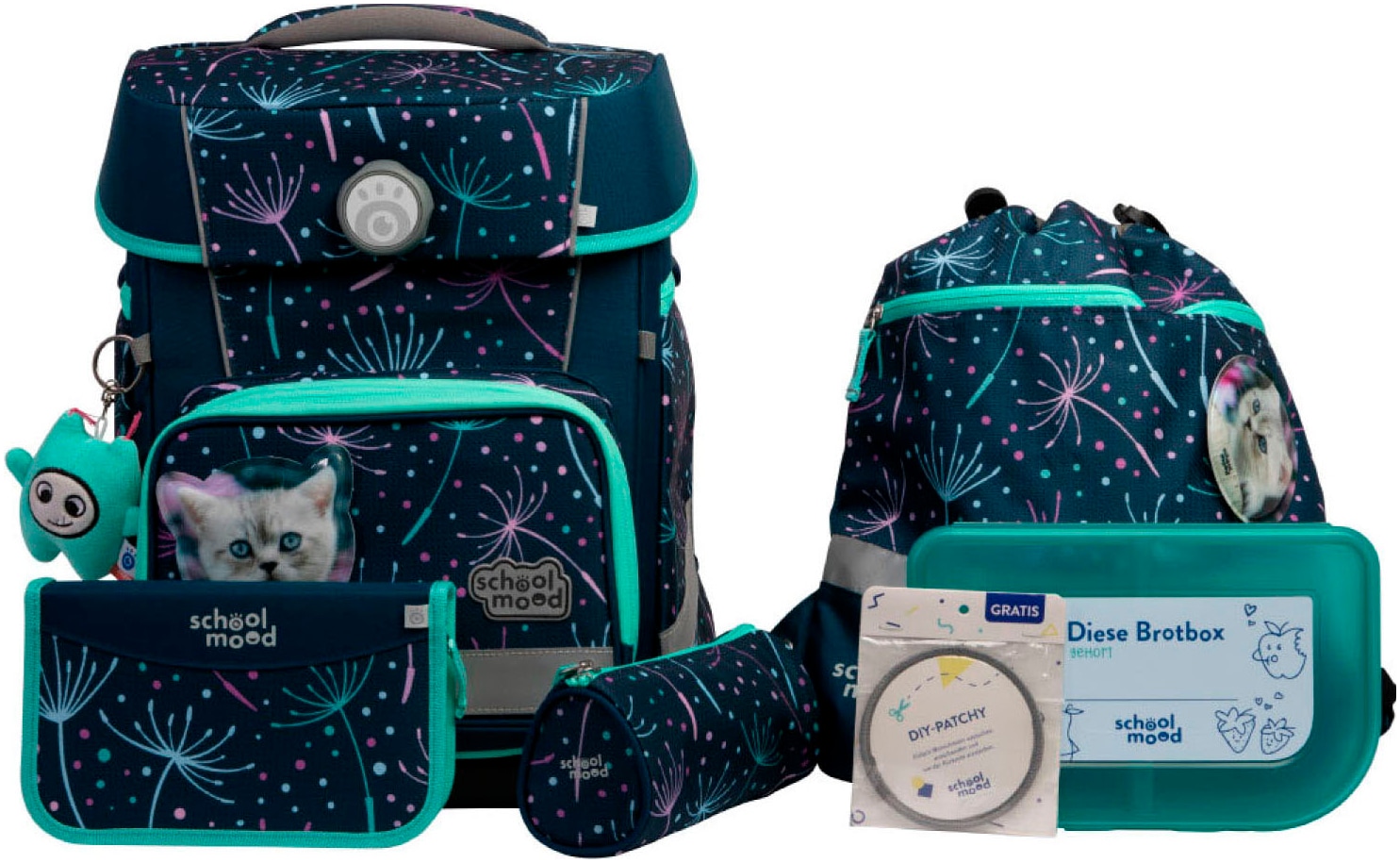 SCHOOL-MOOD® Schulranzen »Champion Maxx Pro« retroreflektierende Flächen
