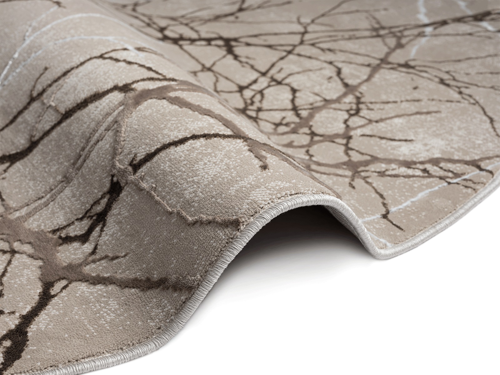 the carpet Teppich »Mila«, rund, 8 mm Höhe, moderner Wohnzimmer Teppich elegant glänzender Flor