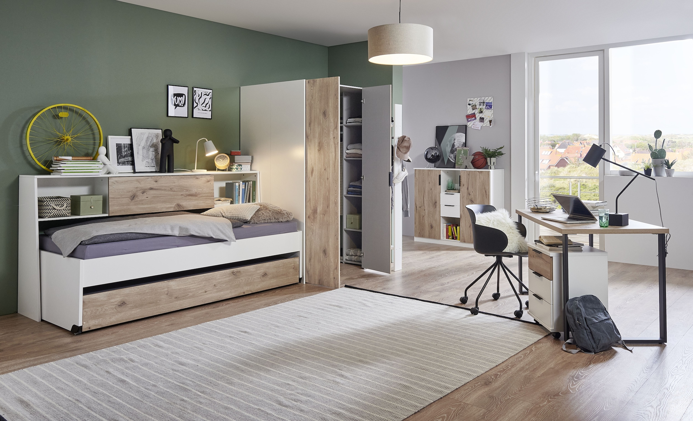 Wimex Eckschrank »Norderney«, Begehbarer Kleiderschrank, Ecklösung, Garderobe