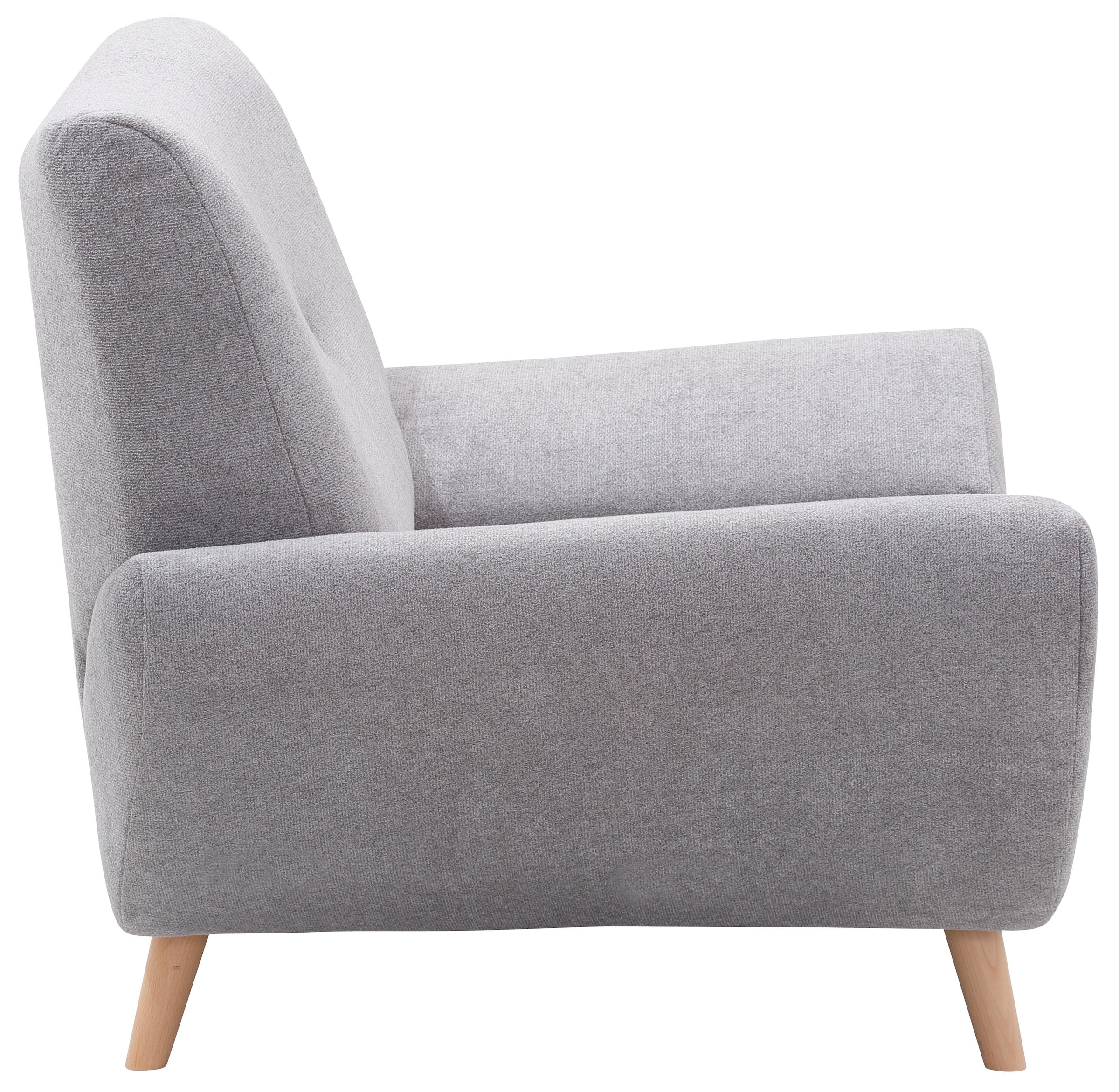 Home affaire Sessel »Basta komfortable Wellenunterfederung, Breite 112cm«