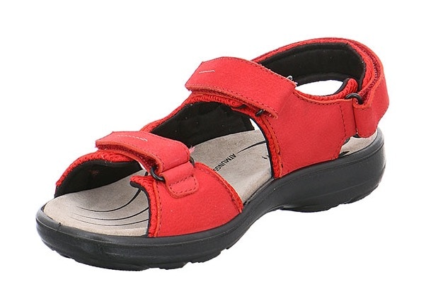 Riemchensandale »RIVA«, Sommerschuh, Sandalette, Klettschuh, mit Klettverschlüssen