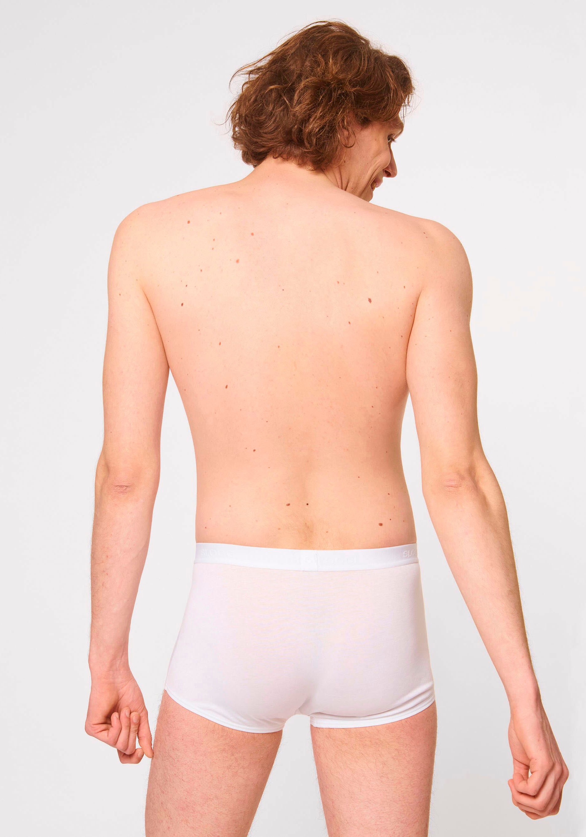 sloggi Retro Pants »men 24/7 Hipster 2P«, (2er Pack), weich und atmungsaktiv