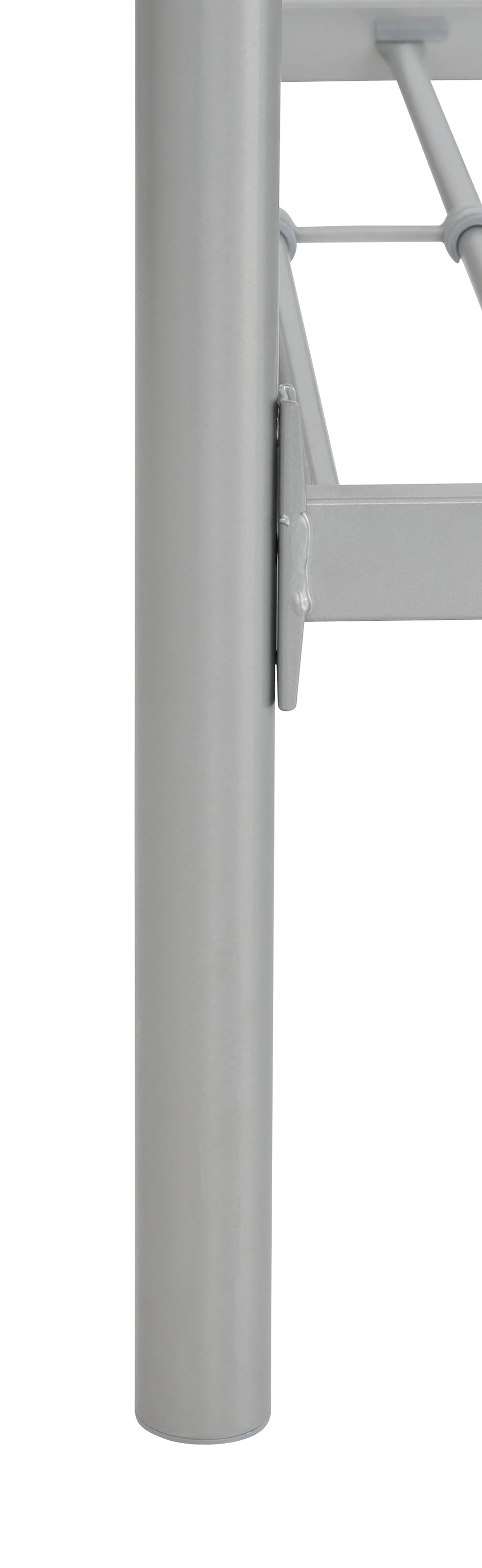 Home affaire Etagenbett »Hayo, Belastbarkeit 250 KG! Metallbett, Stockbett«, (teilbar in 2 Einzelbetten), perfekt für kleine Räume, mehrere Farben, (B/T/H) ca. 208/97/160 cm