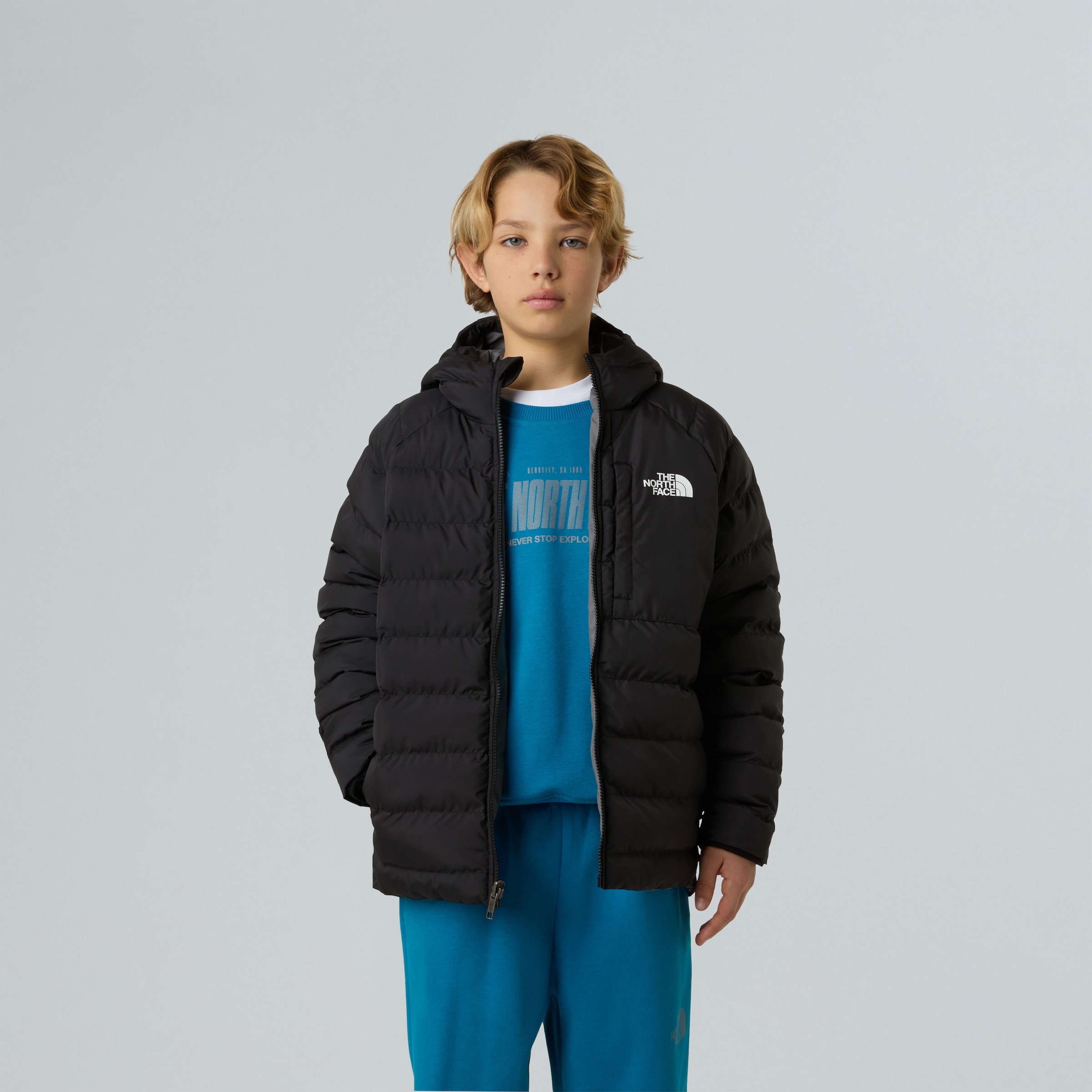 The North Face Steppjacke mit offenen Taschen, mit synthetischer Isolierung, aus Polyester