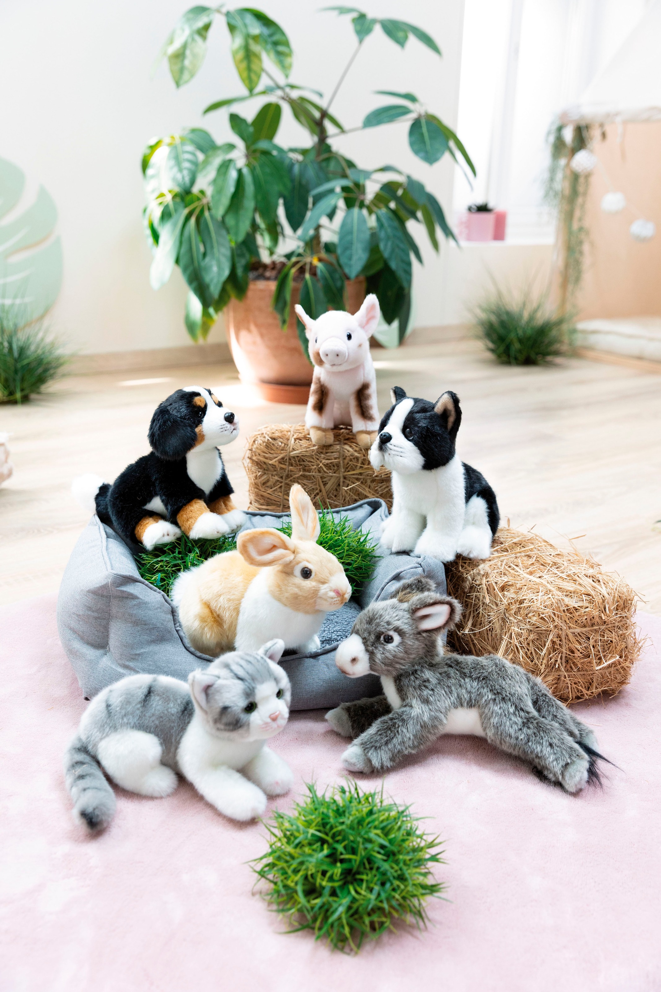 Nici Kuscheltier »Lifelike, Katze, 20 cm« enthält recyceltes Material (Global Recycled Standard)