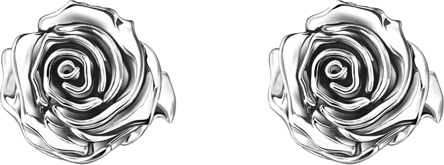 THOMAS SABO Paar Ohrstecker »Midnight Rose, H2323-637-21«