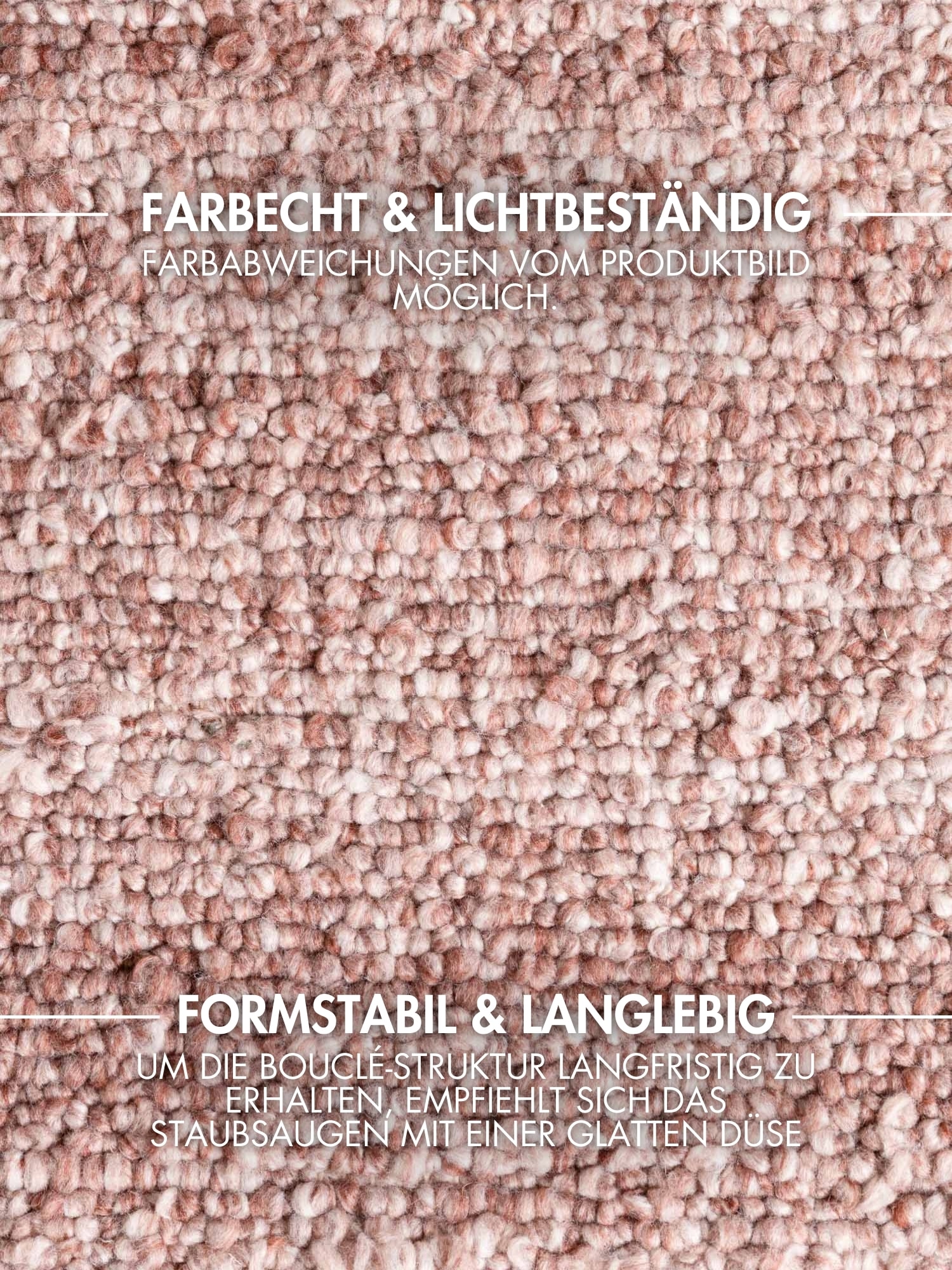 Ted Baker Teppich »Soft Bouclé Portobello , auch als Läufer« rechteckig 10 mm Höhe Woll-Optik, Bouclé Meliert, Wohnzimmer, Esszimmer, Schlafzimmer, Flur