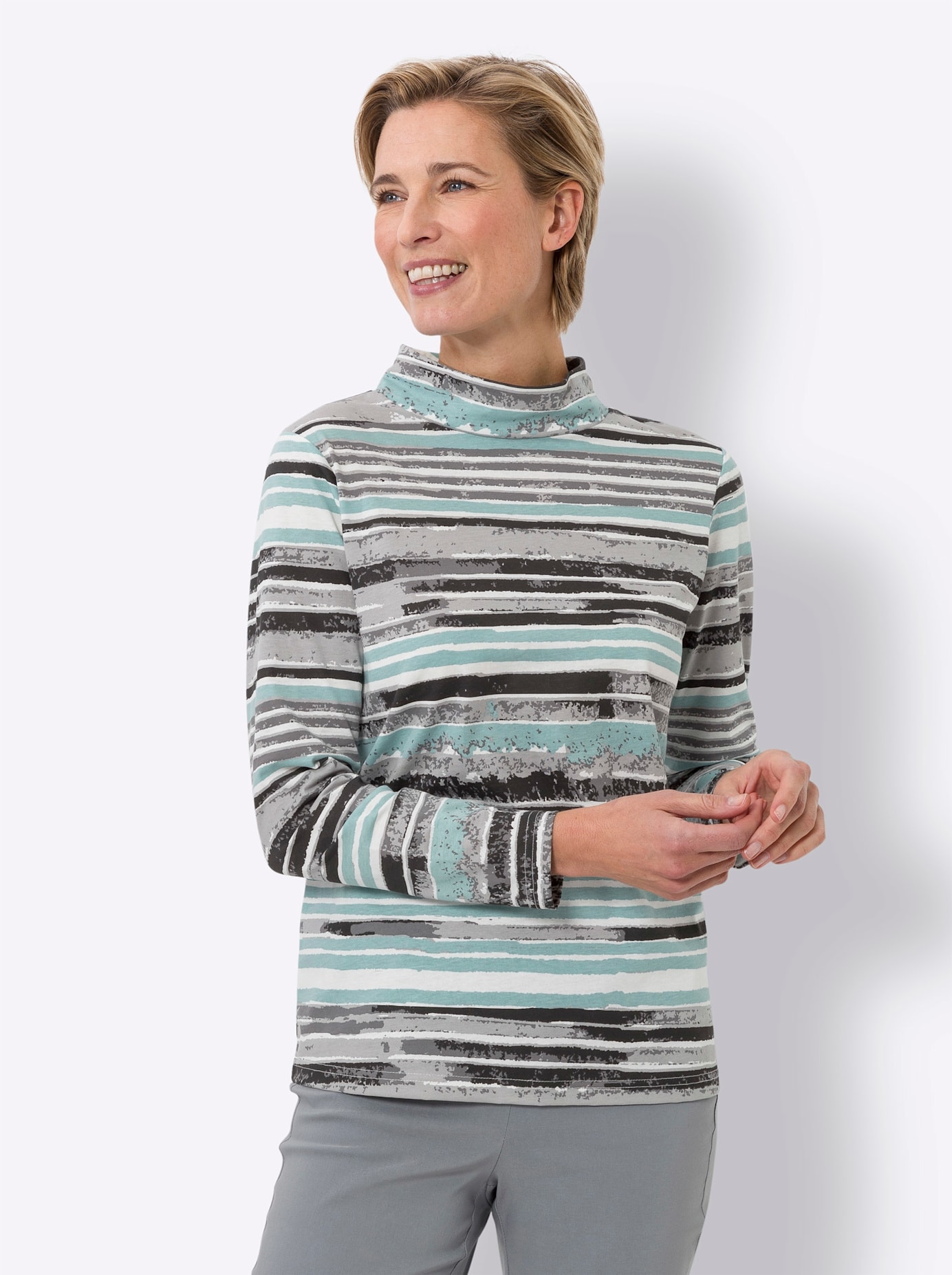 Classic Basics Stehkragenshirt »Stehkragen-Shirt« 1 Stk.