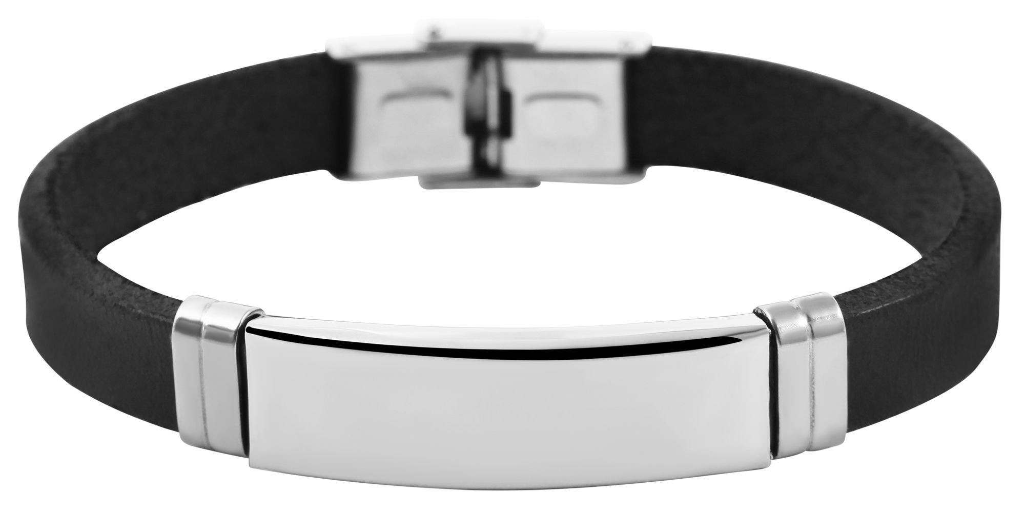 Adelia´s Lederarmband »Herren Armband ¿ Lederarmband aus Leder 21 cm«