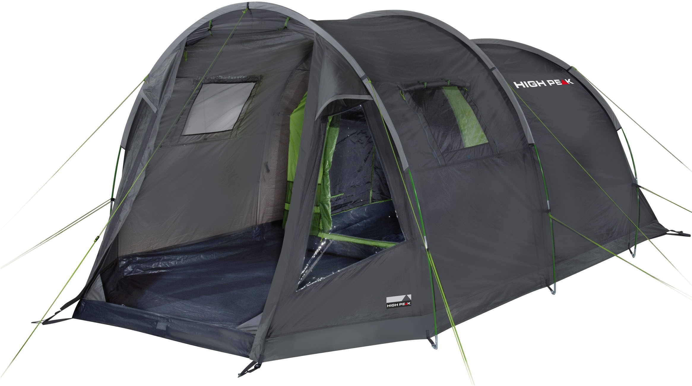 High Peak Tunnelzelt "Torri 4.0" 4 Personen abgedunkeltes Innenzelt