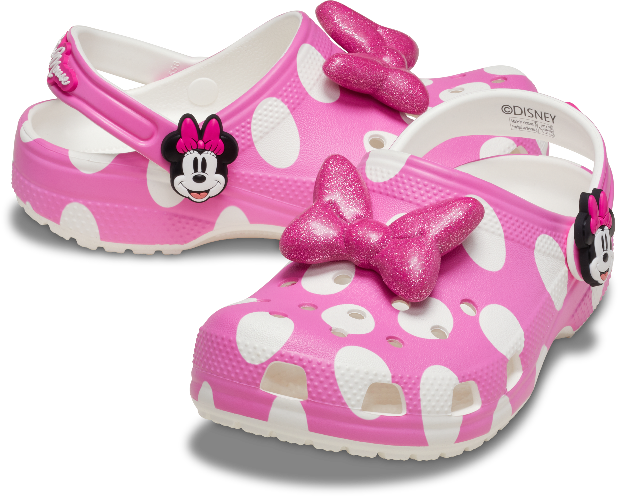 Crocs Clog »Minnie Mouse Classic«  Sommerschuh, Hausschuh, Strandschuh mit schwenkbarem Fersenriemen