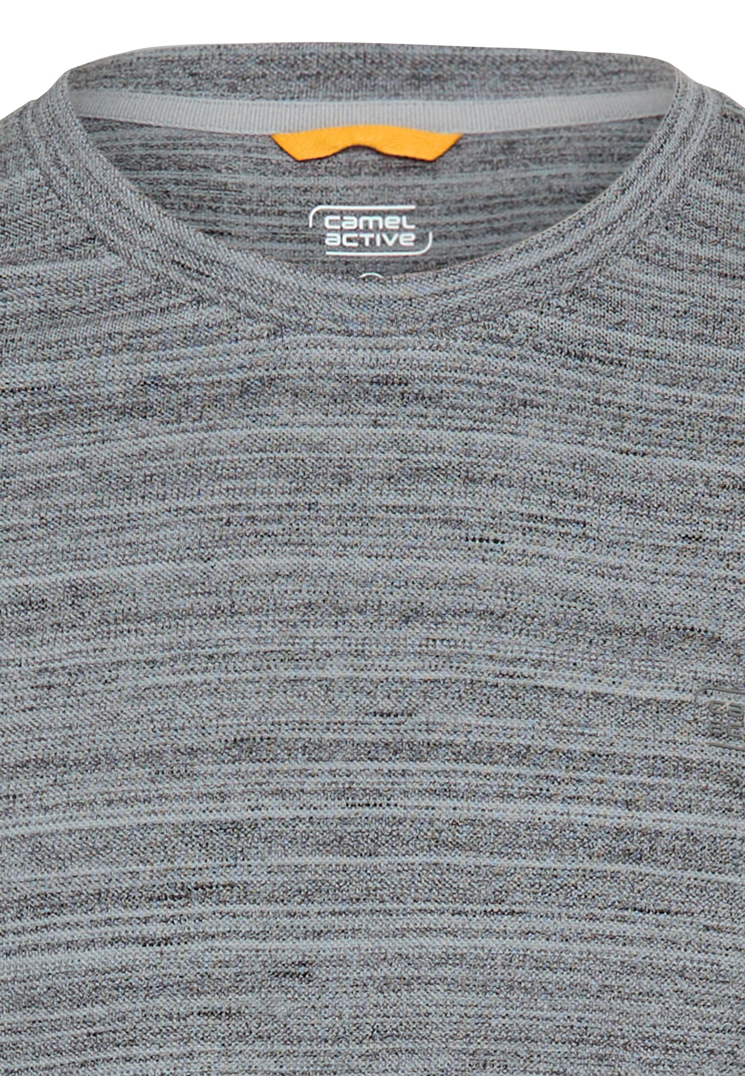 camel active T-Shirt mit Logo Print