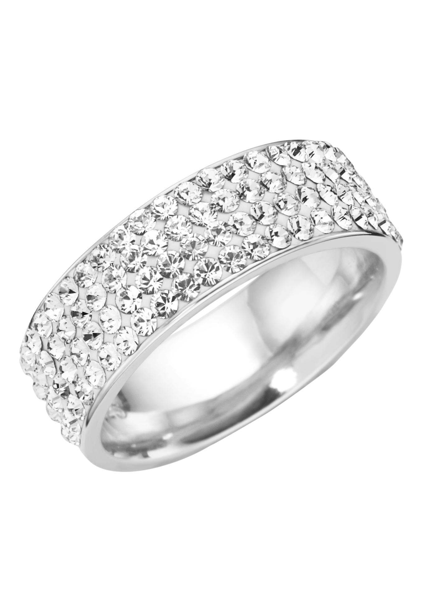 Fingerring »Schmuck Geschenk Silber 925 Silberring«, mit Kristallstein