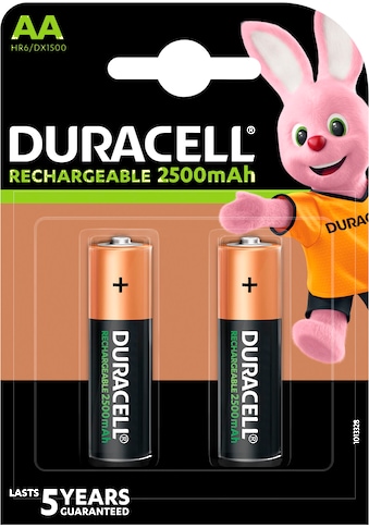 Duracell Akku-Set »Rechargeable AA 2500mAh«, Mignon, 2500 mAh, 1,2 V kaufen