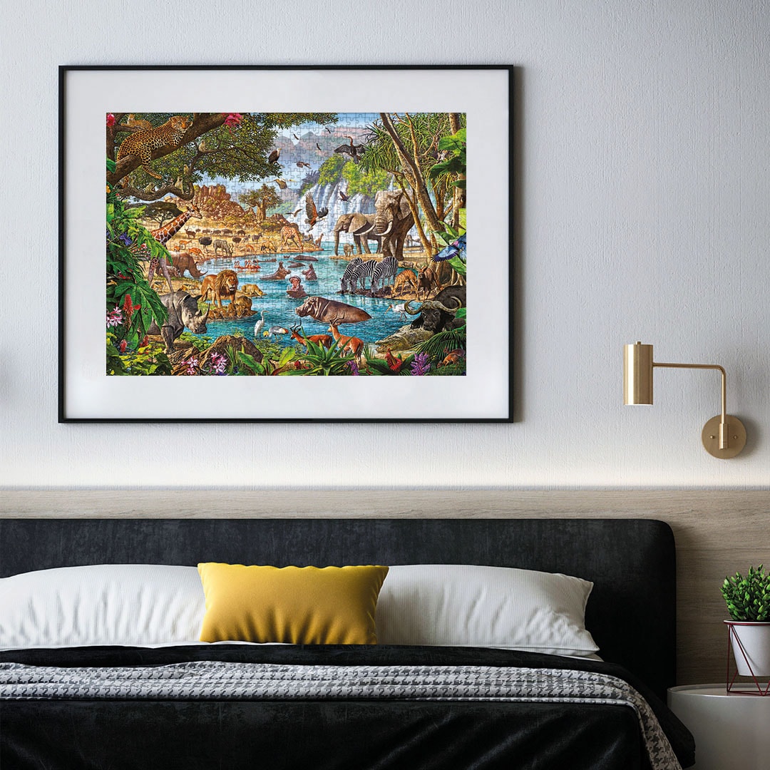 Clementoni® Puzzle »High Quality Collection, Wasserstelle«, Made in Europe