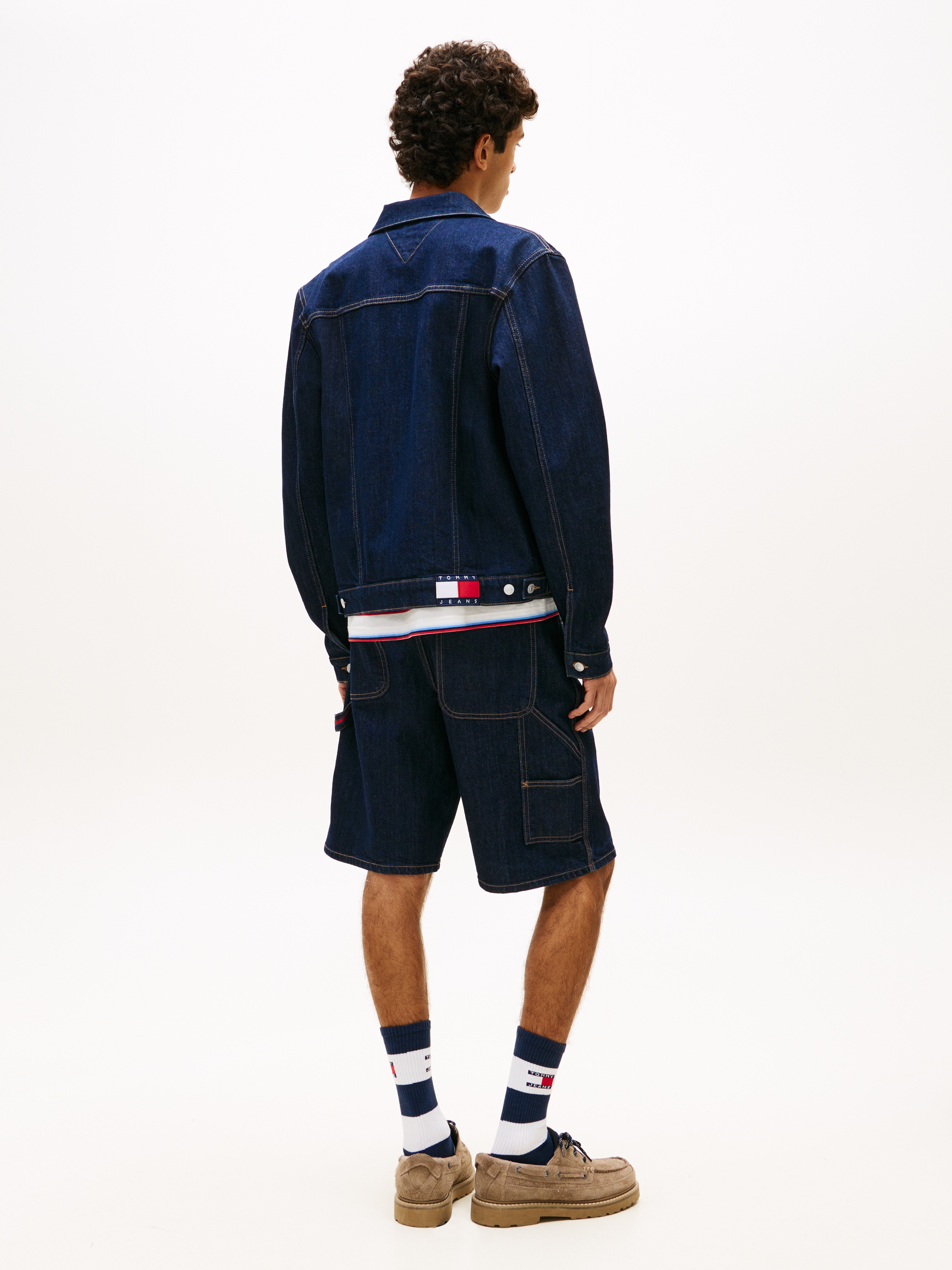 Tommy Jeans Jeansjacke »RYAN REGULAR« ohne Kapuze Regular fit mit praktischen Taschen