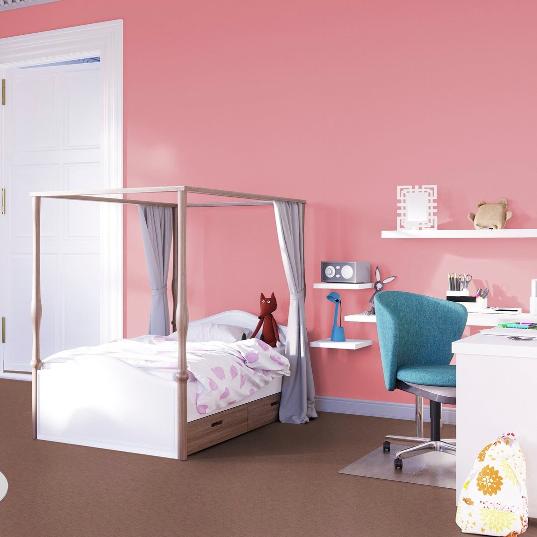 Kinderzimmer, Wohnzimmer, rechteckig, »Schlingenteppich Bodenmeister Schlafzimmer, cm Breite 400/500 Aragosta«, Teppichboden