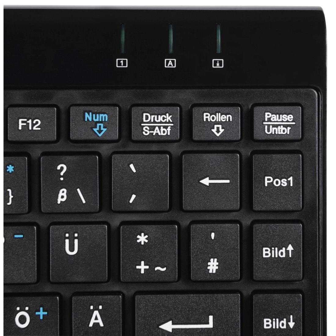 Hama PC-Tastatur »Slimline Mini-Keyboard 