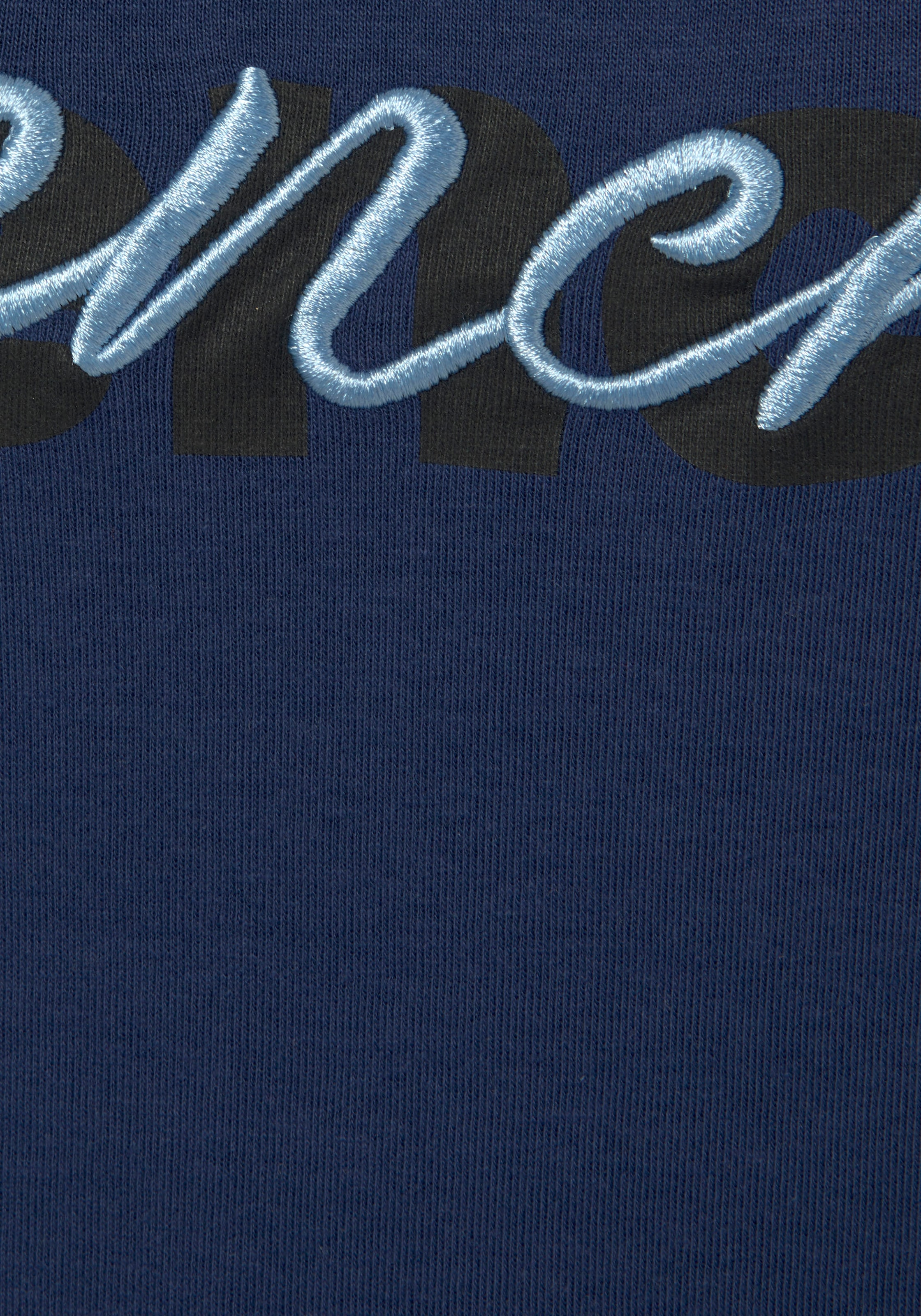 Bench. Loungewear Sweatshirt mit Logodruck und Stickerei, Loungeanzug