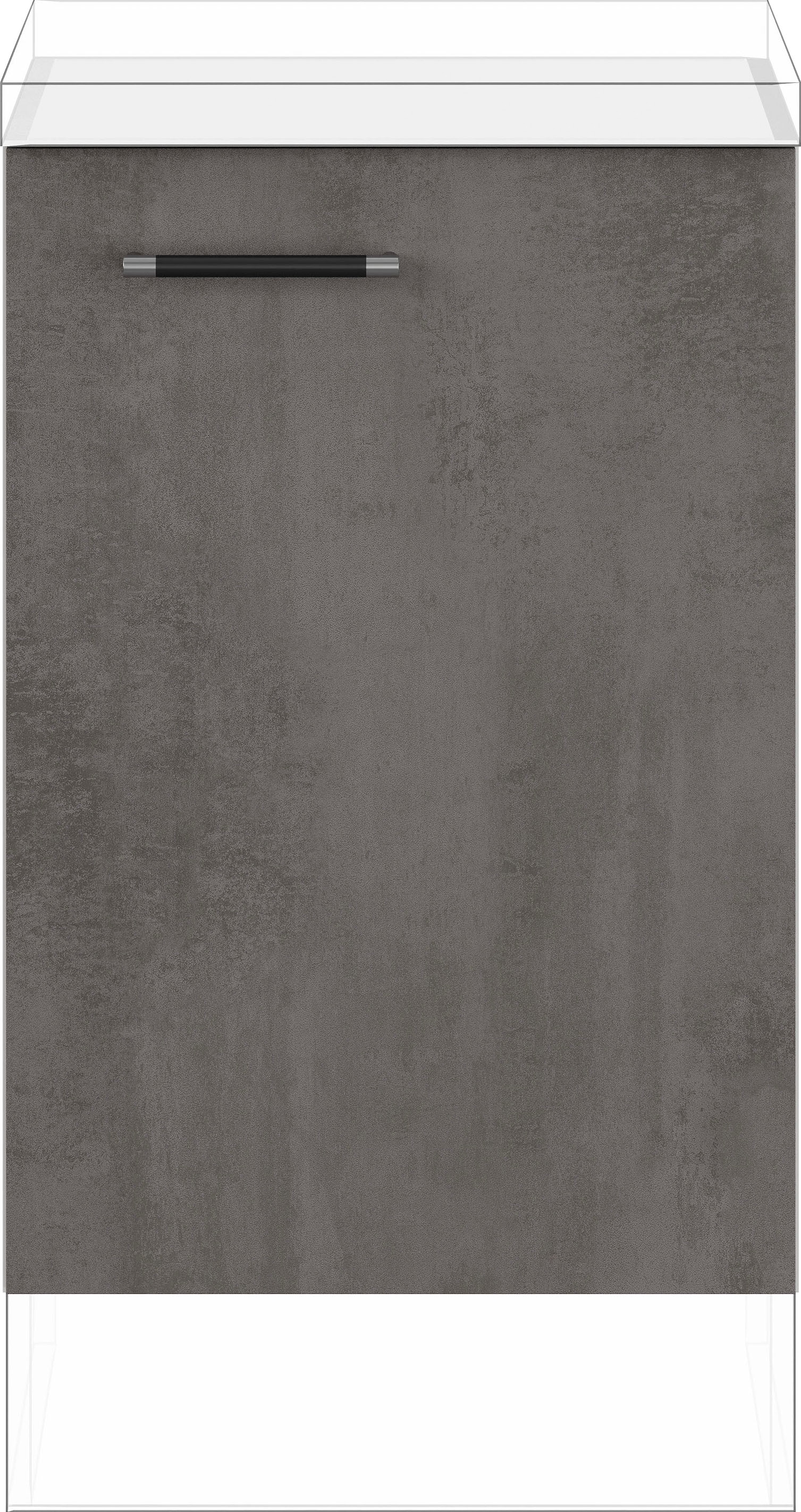 IMPULS KÜCHEN Spülenunterschrank »"Prag und Valencia", Breite/Höhe: 50/72,3 cm«, vormontiert, mit Soft-Close