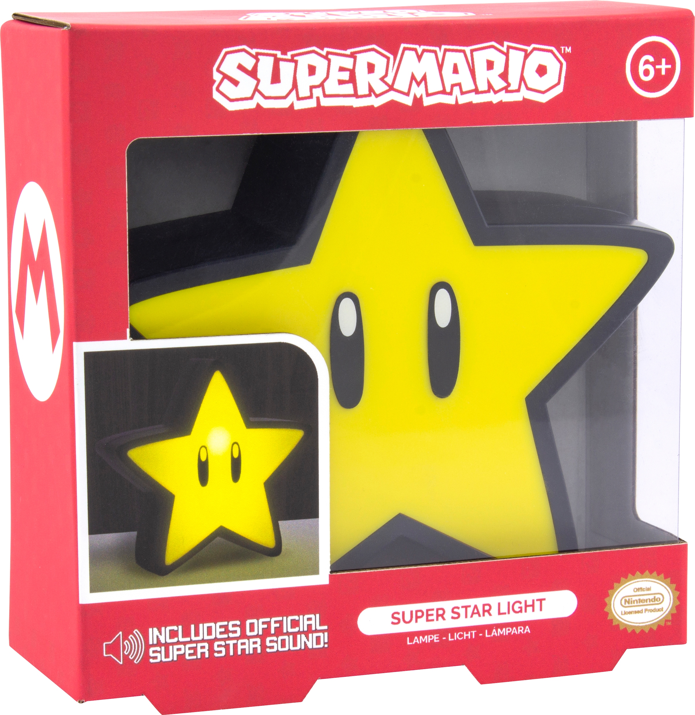 Dekolicht »Super Mario Super Star Leuchte mit Sound«