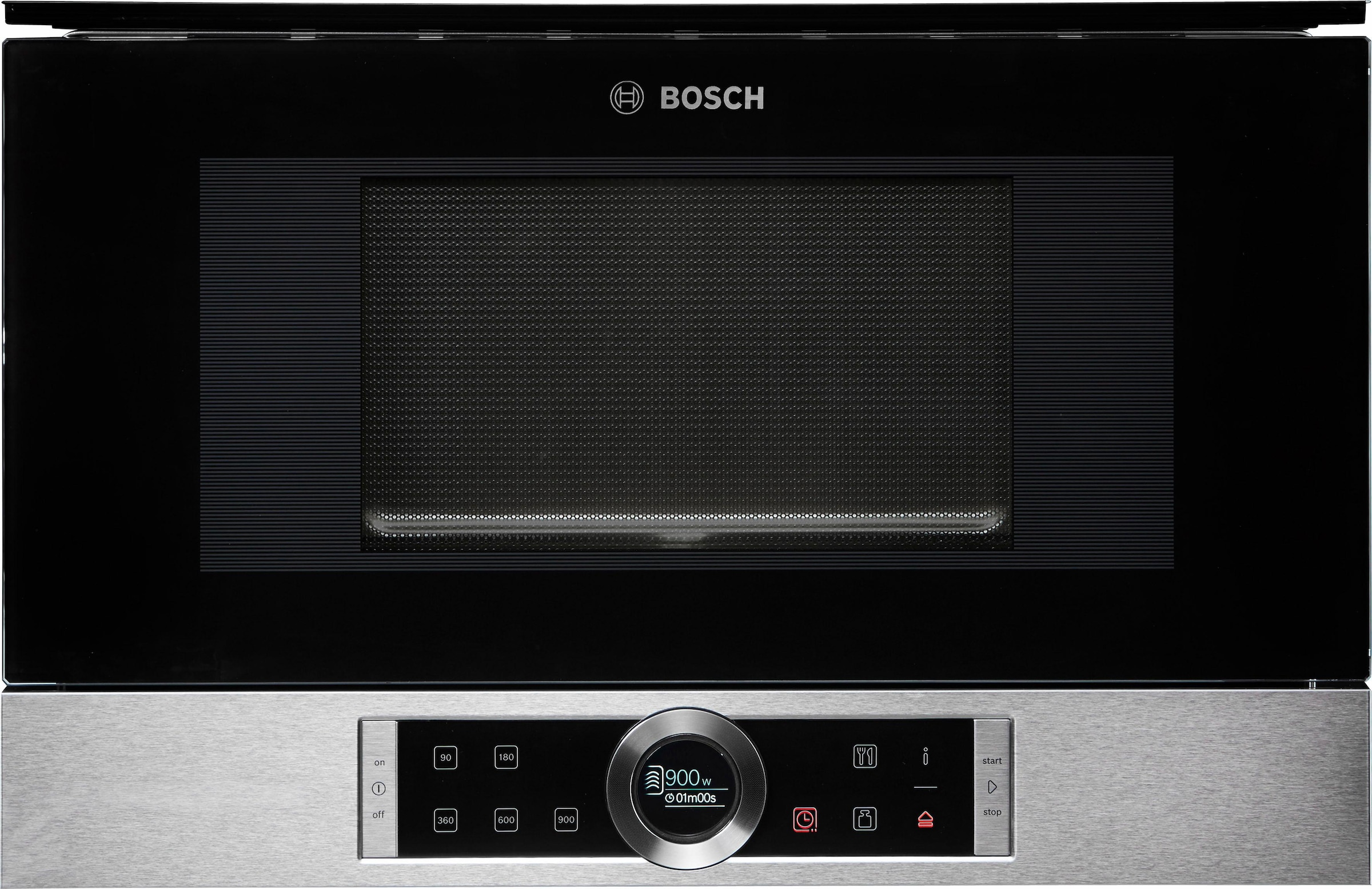BOSCH Einbau-Mikrowelle »BFR634GW1«, Mikrowelle, 900 W