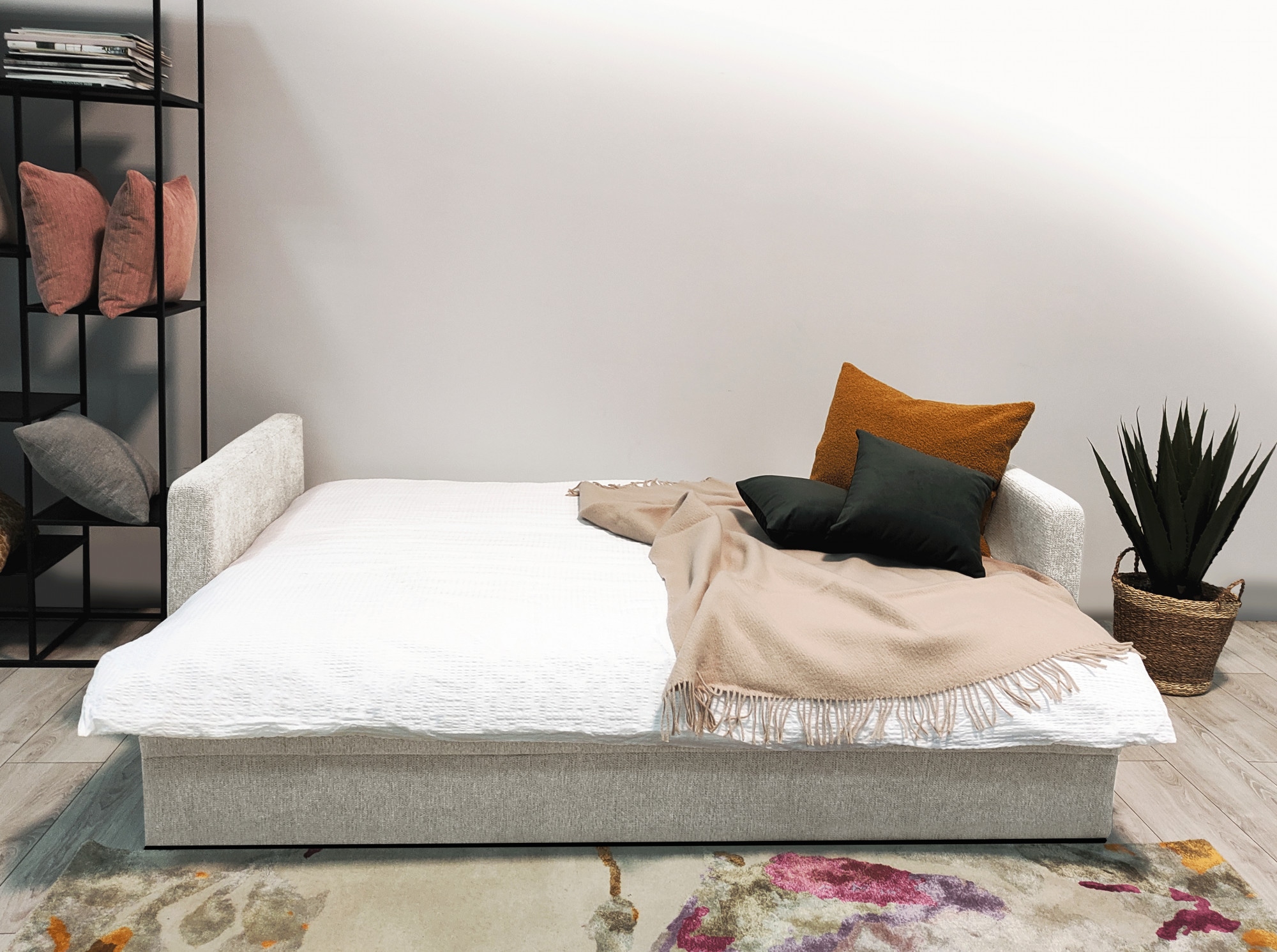 Home affaire Schlafsofa »Calrence«, mit aufklappbarer Bettfunktion, zwei Armlehnvarianten in der Serie