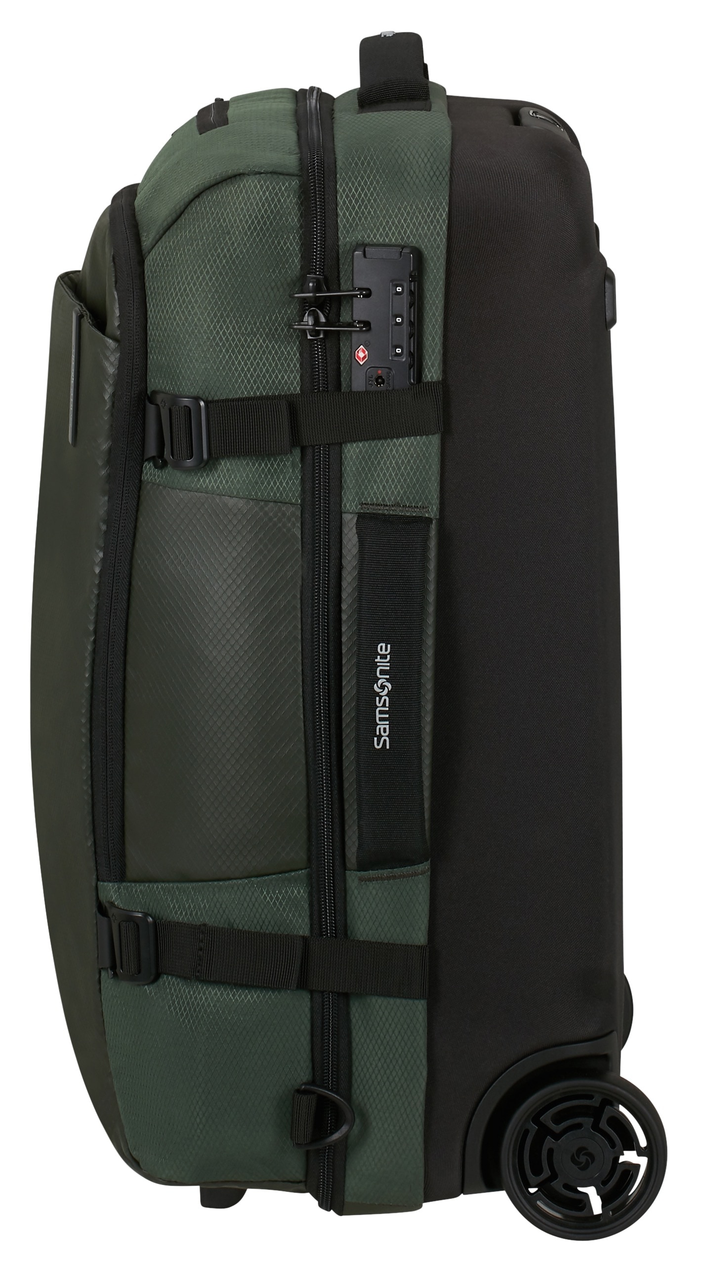 Samsonite Reisetasche »ARMOX, 55 cm«, Duffle mit Rollen TSA-Schloss Packgurte Trolley-Gestänge