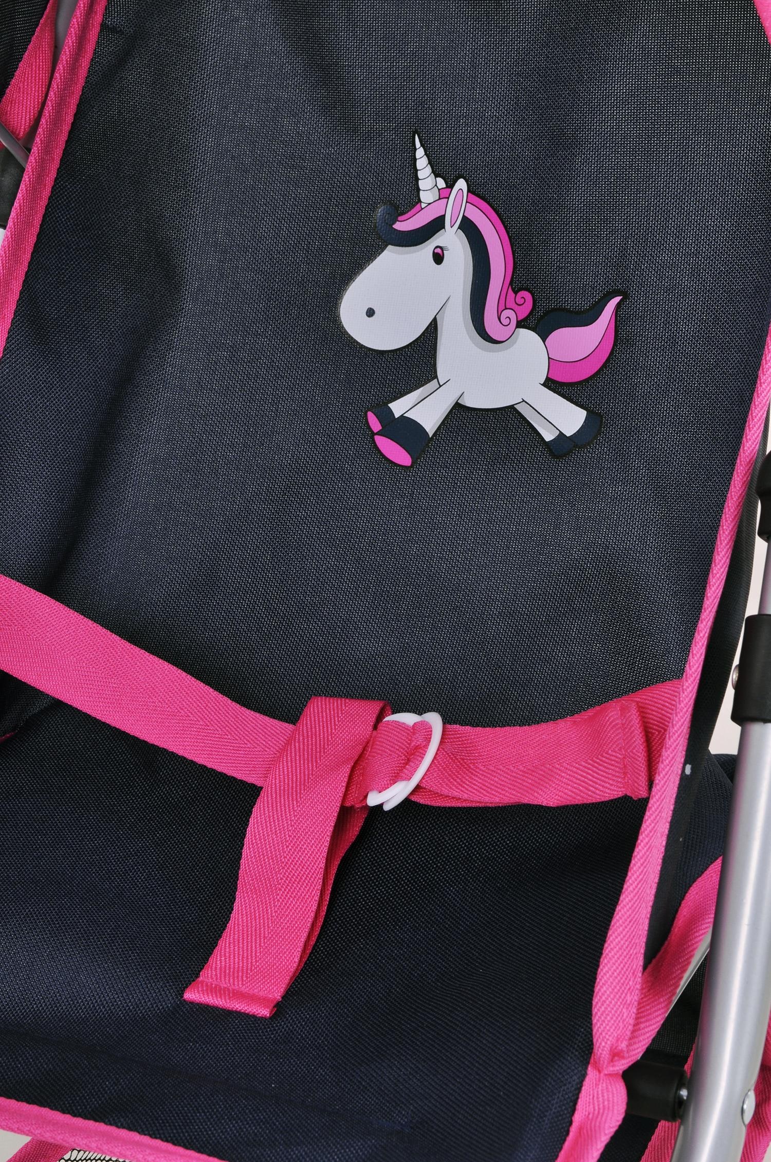 Knorrtoys® Puppenbuggy »Lio - UMA. Das Einhorn - blau«