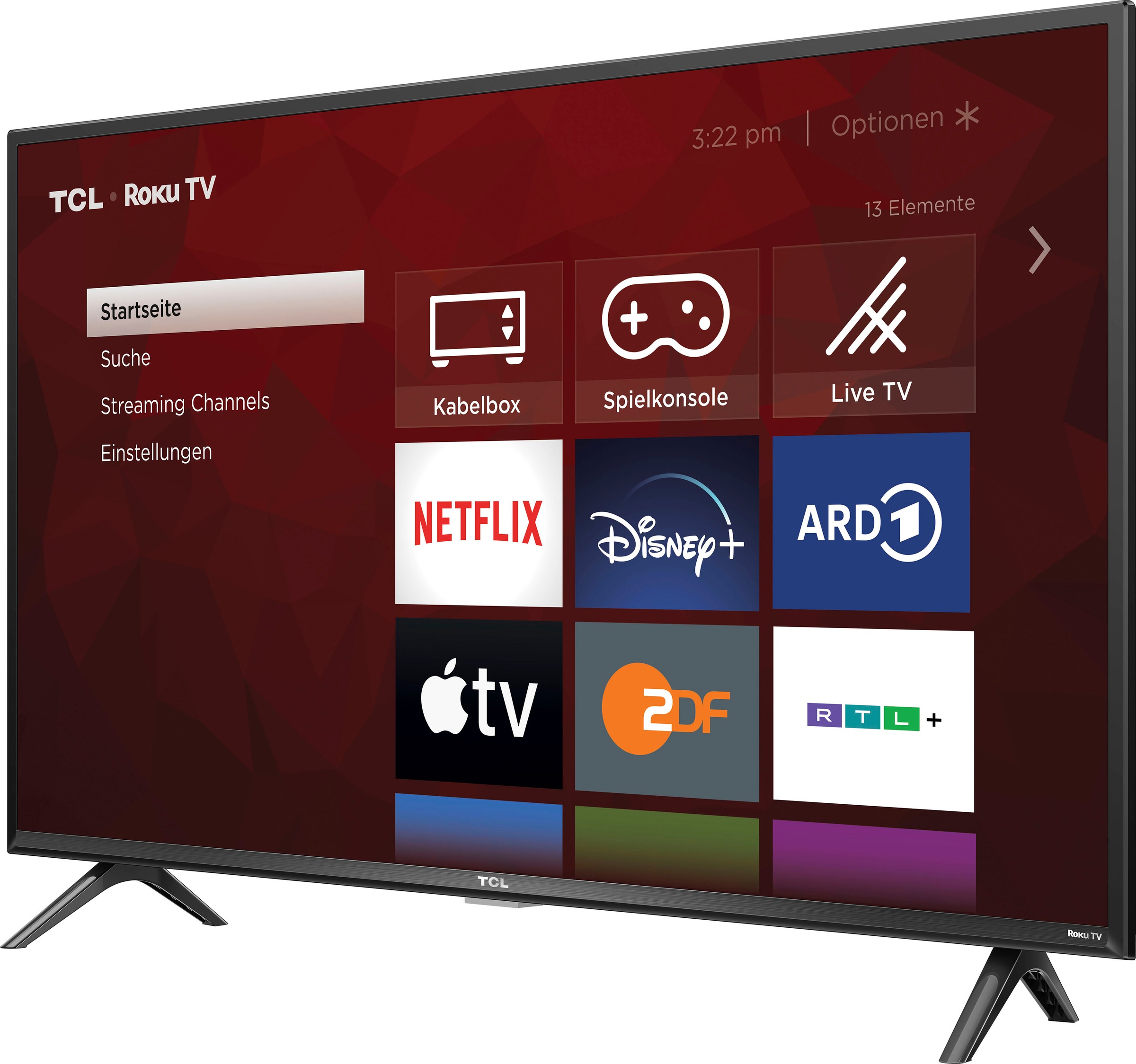 TCL LED-Fernseher »40RS530X1«, Full HD, Smart-TV, Roku TV, Smart HDR, HDR10, Chromecast