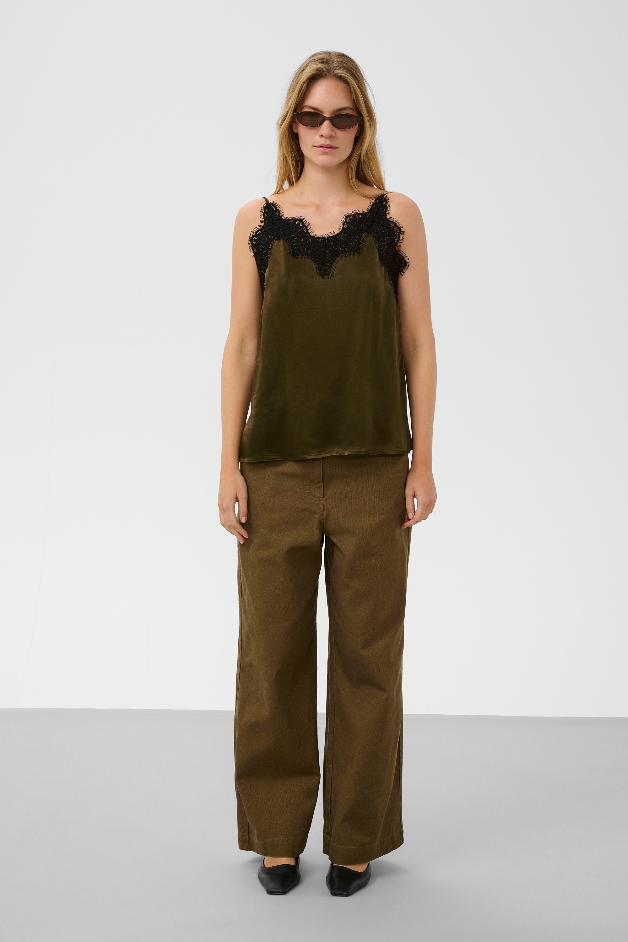 SOAKED IN LUXURY Kurzarmbluse »Bluse kurzarm SLIrini«