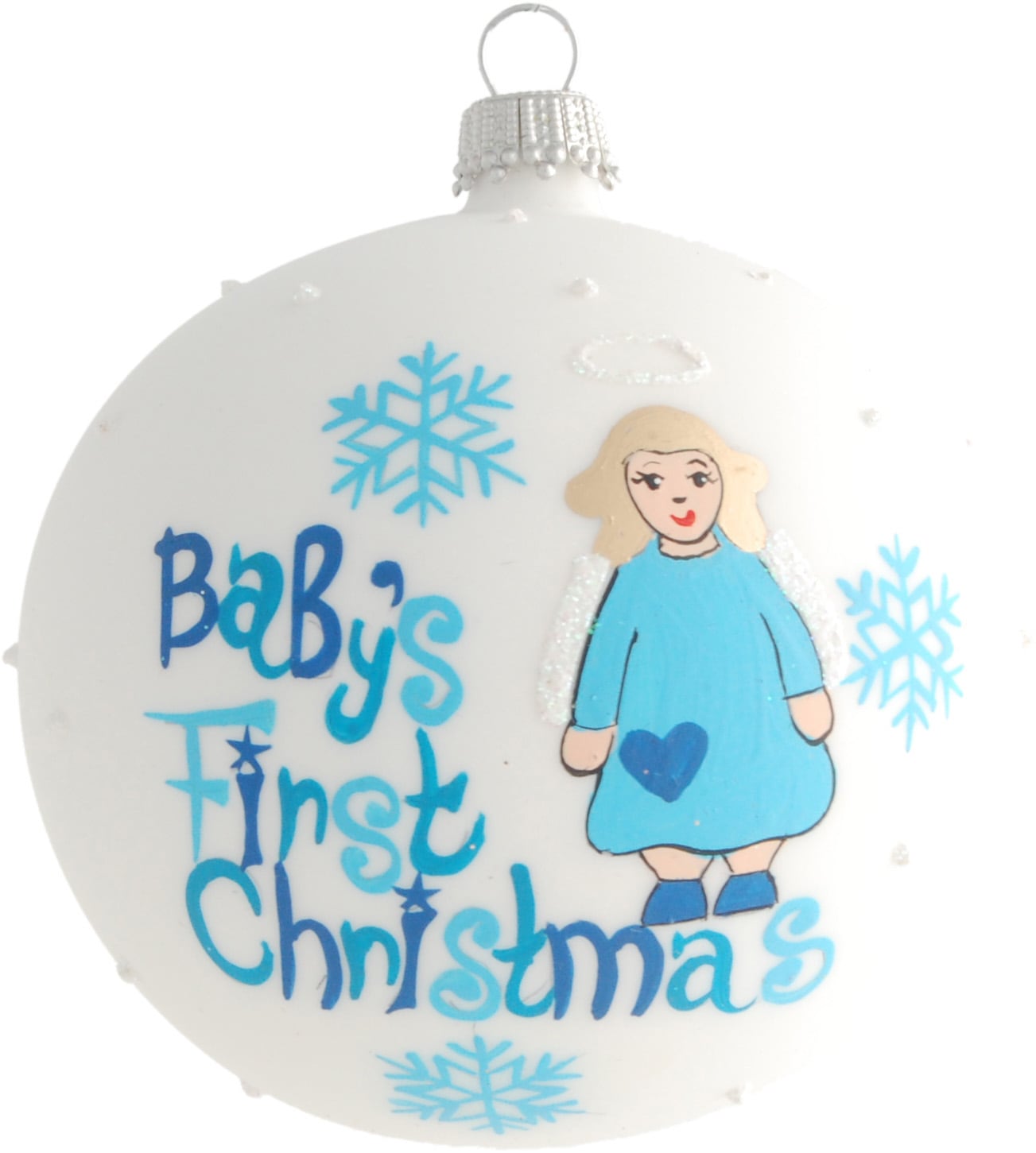 »CBK93448, Weihnachtsbaumkugel kaufen günstig Baby\'s Weihnachtsdeko, online Glas aus First (1 Glas«, Krebs Glas, Lauscha Christbaumschmuck, St.), Christbaumkugeln Christmas