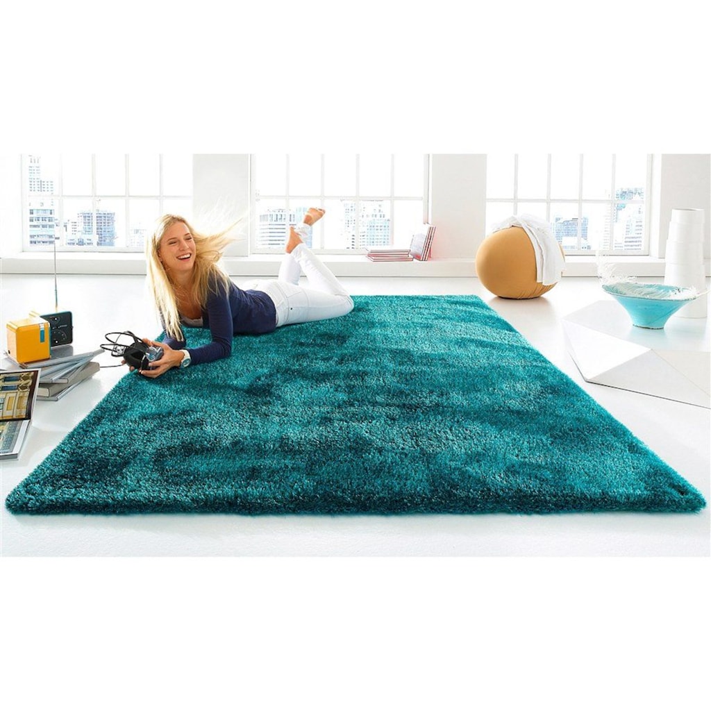 TOM TAILOR HOME Hochflor-Teppich »Soft«, rechteckig