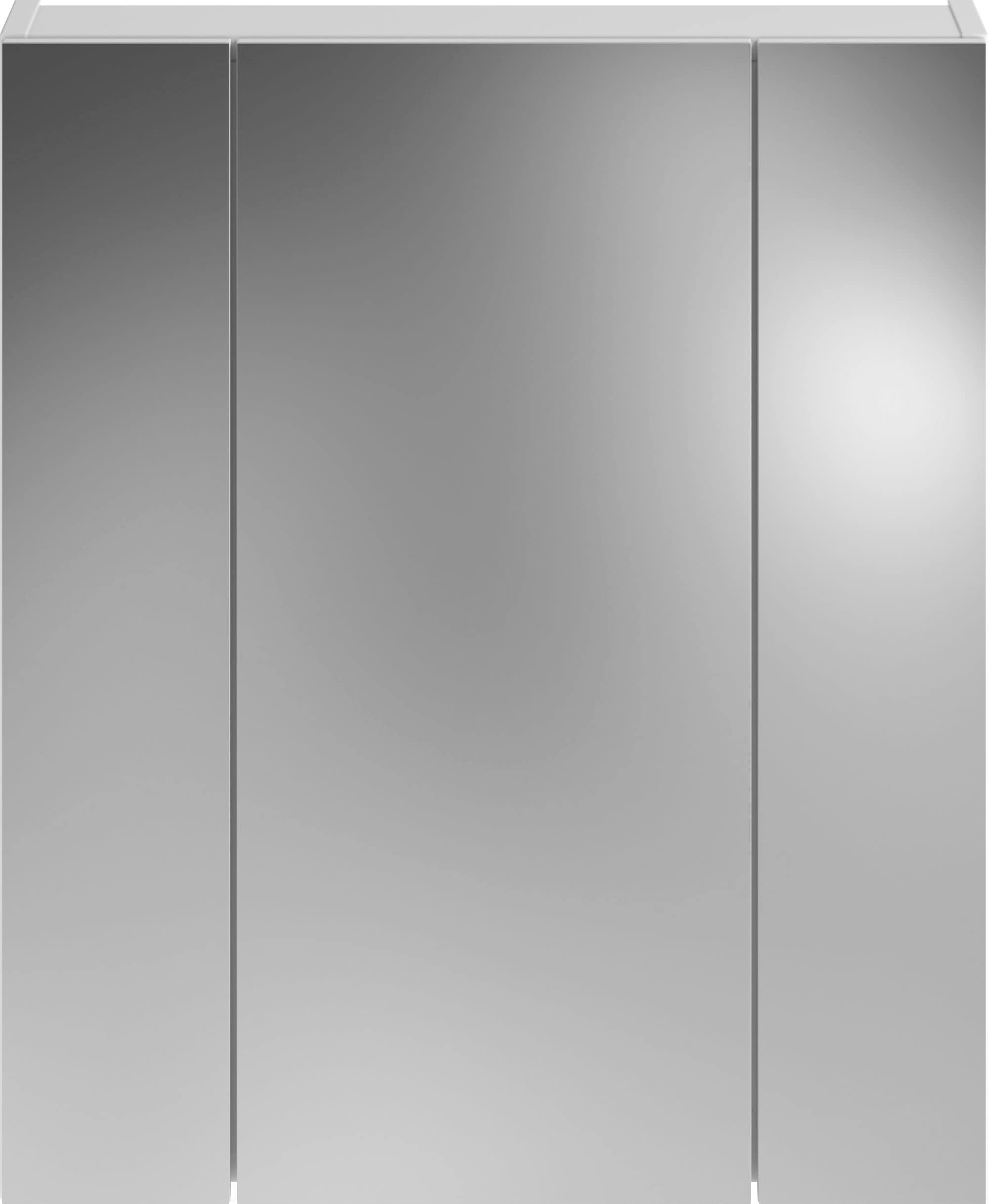 INOSIGN Badmöbel-Set »Malmö, 3 teilig, bestehend aus:«, (Set, 3 St.), Hochschrank, Waschbeckenunterschrank, Spiegel