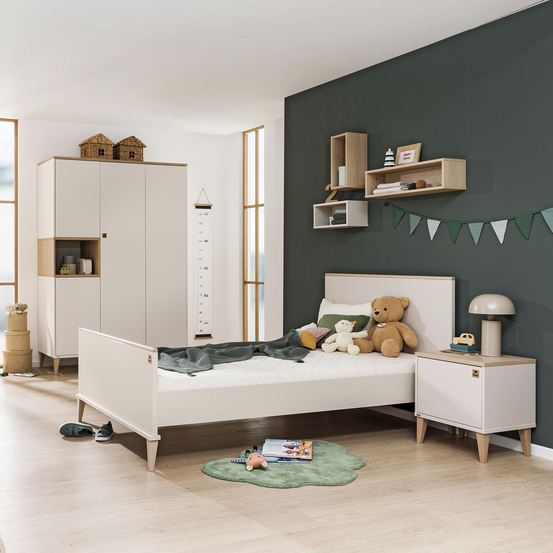 PAIDI Nachtkommode »MILA & BEN Steiff by PAIDI«, mit Schublade und extra Innenfach