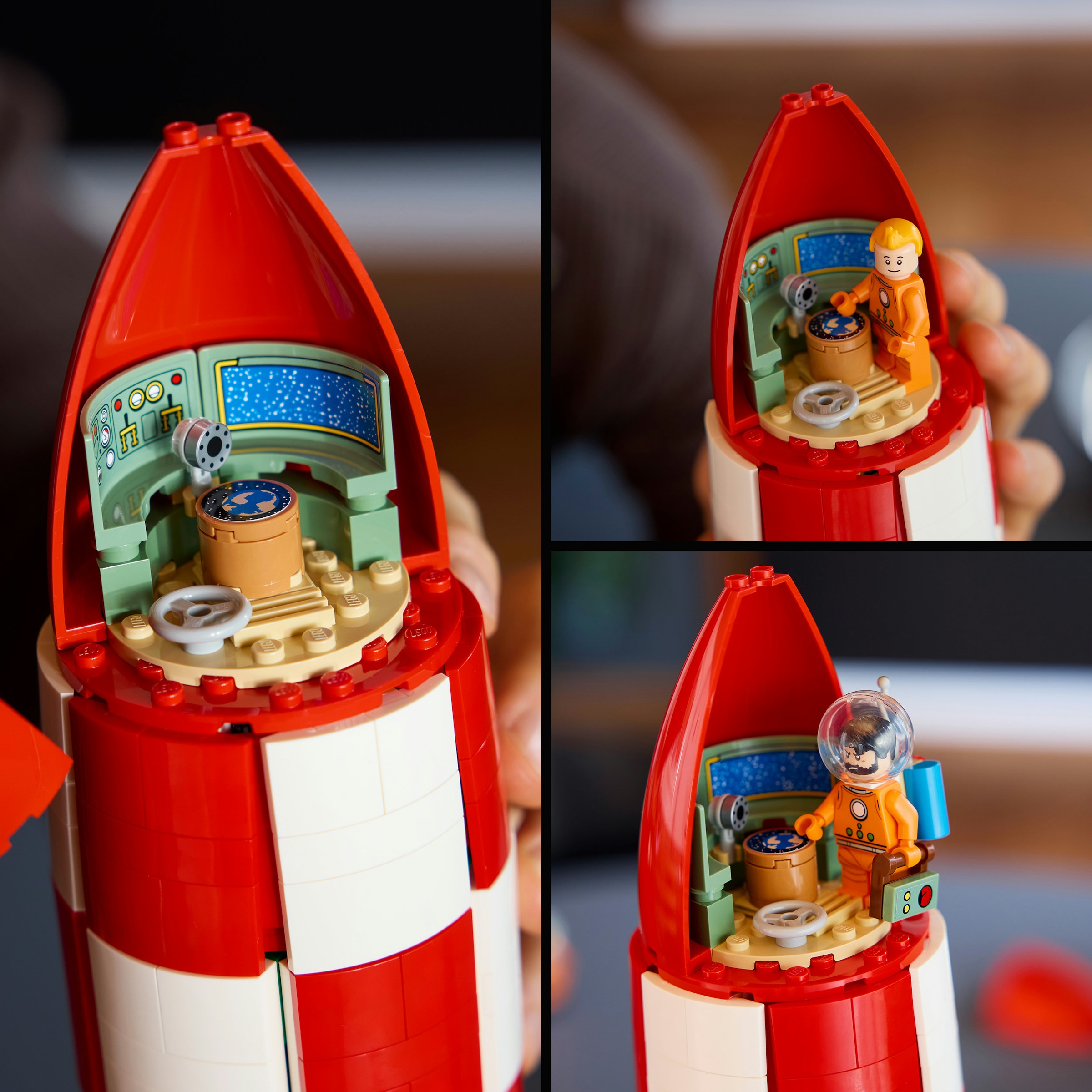 LEGO® Konstruktionsspielsteine »Die Mondrakete von Tim und Struppi (21367), LEGO Ideas« Made in Europe
