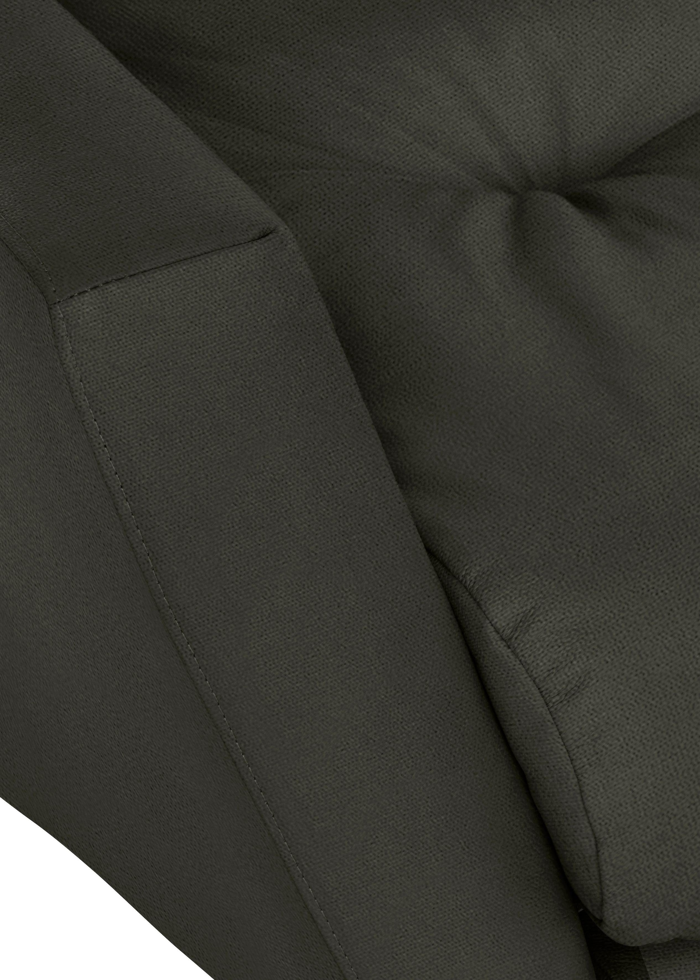 W.SCHILLIG Big-Sofa »softy«, mit dekorativer Heftung im Sitz, Füße Chrom glänzend